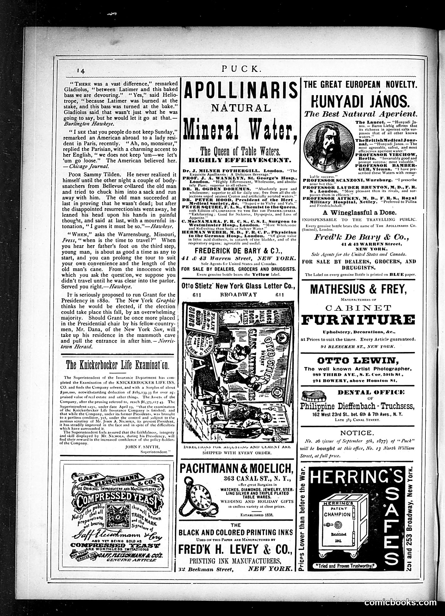 Puck — July 10, 1878 — page 14