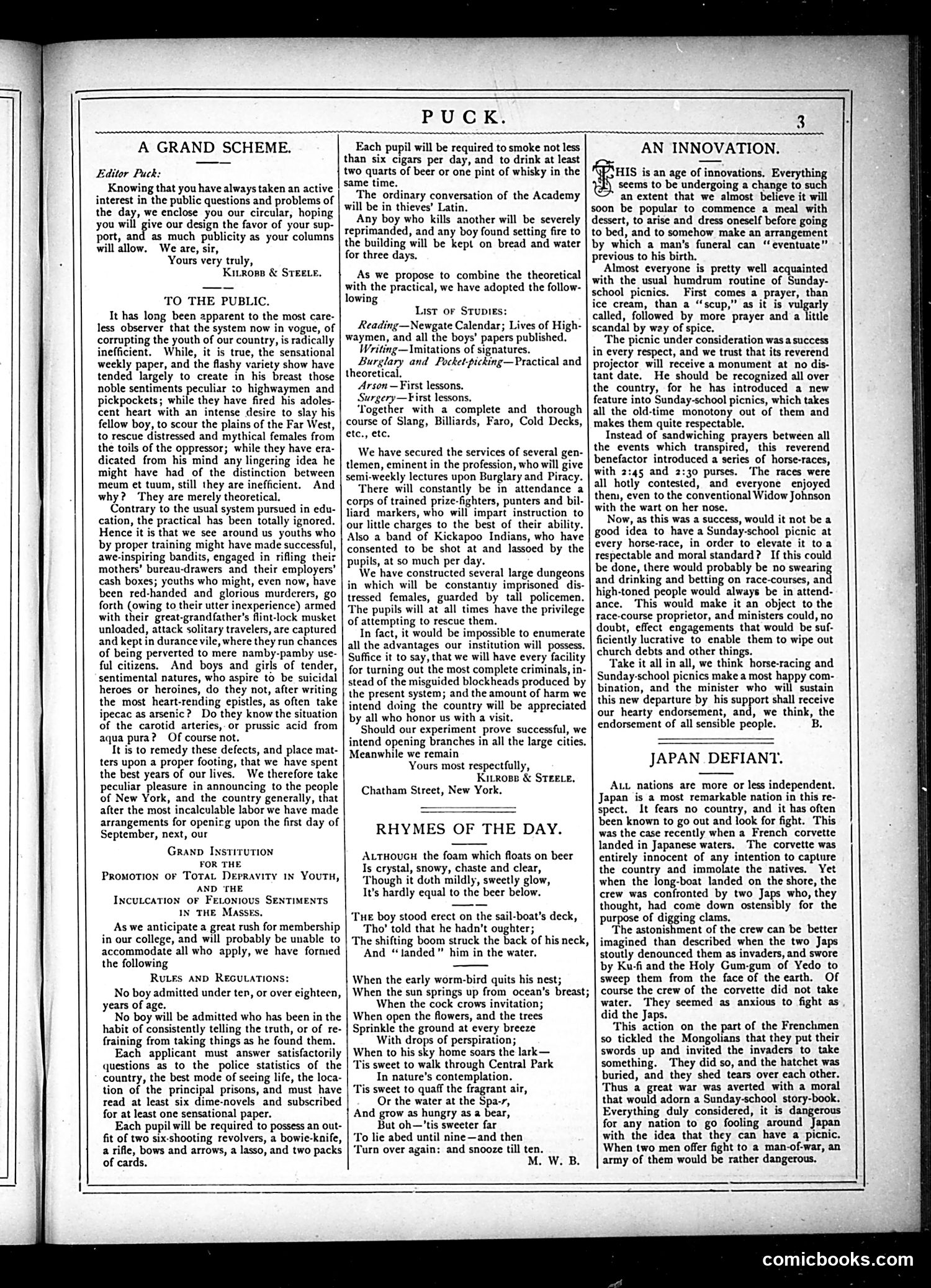 Puck — August 7, 1878 — page 3