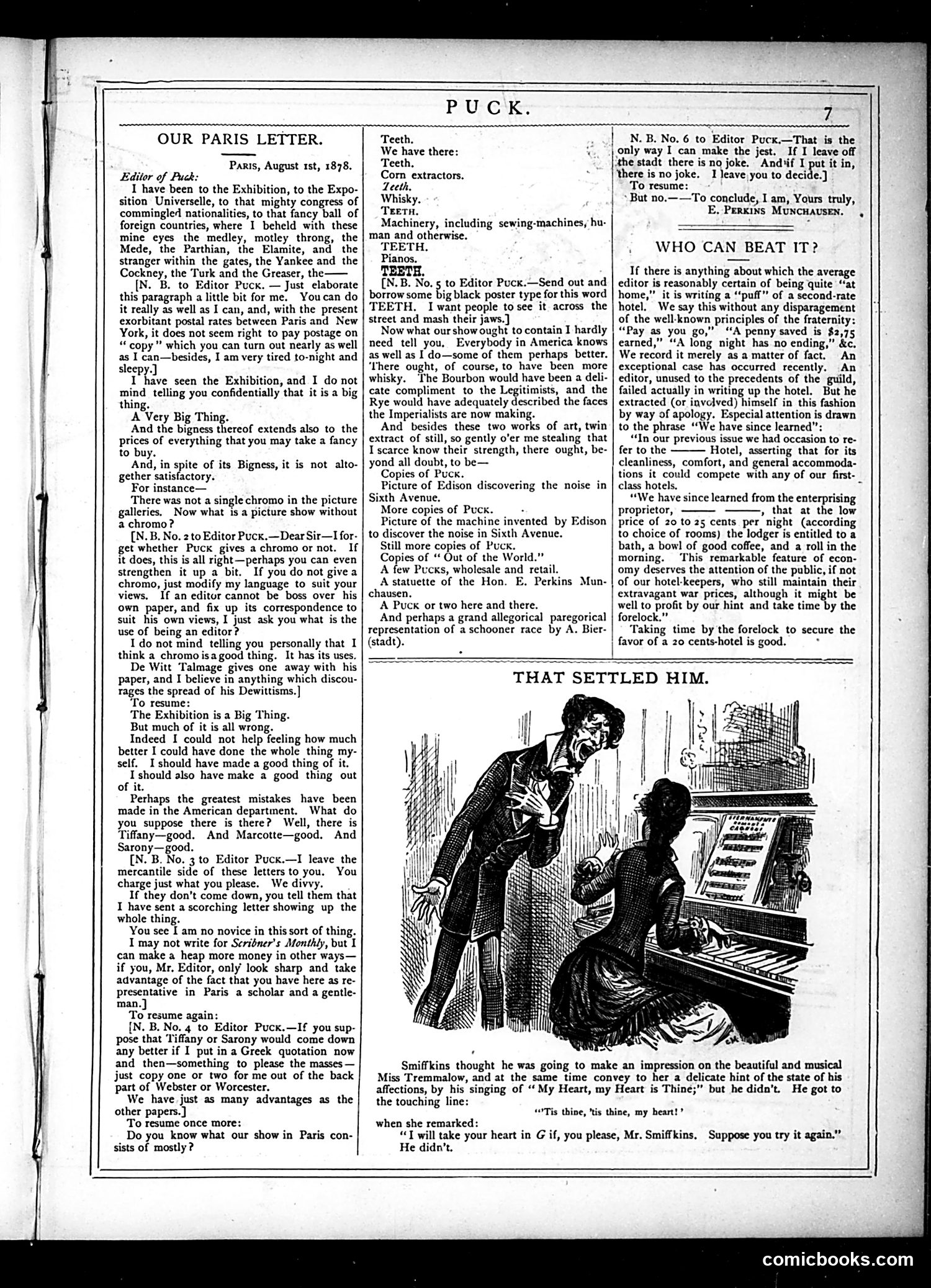 Puck — August 21, 1878 — page 7
