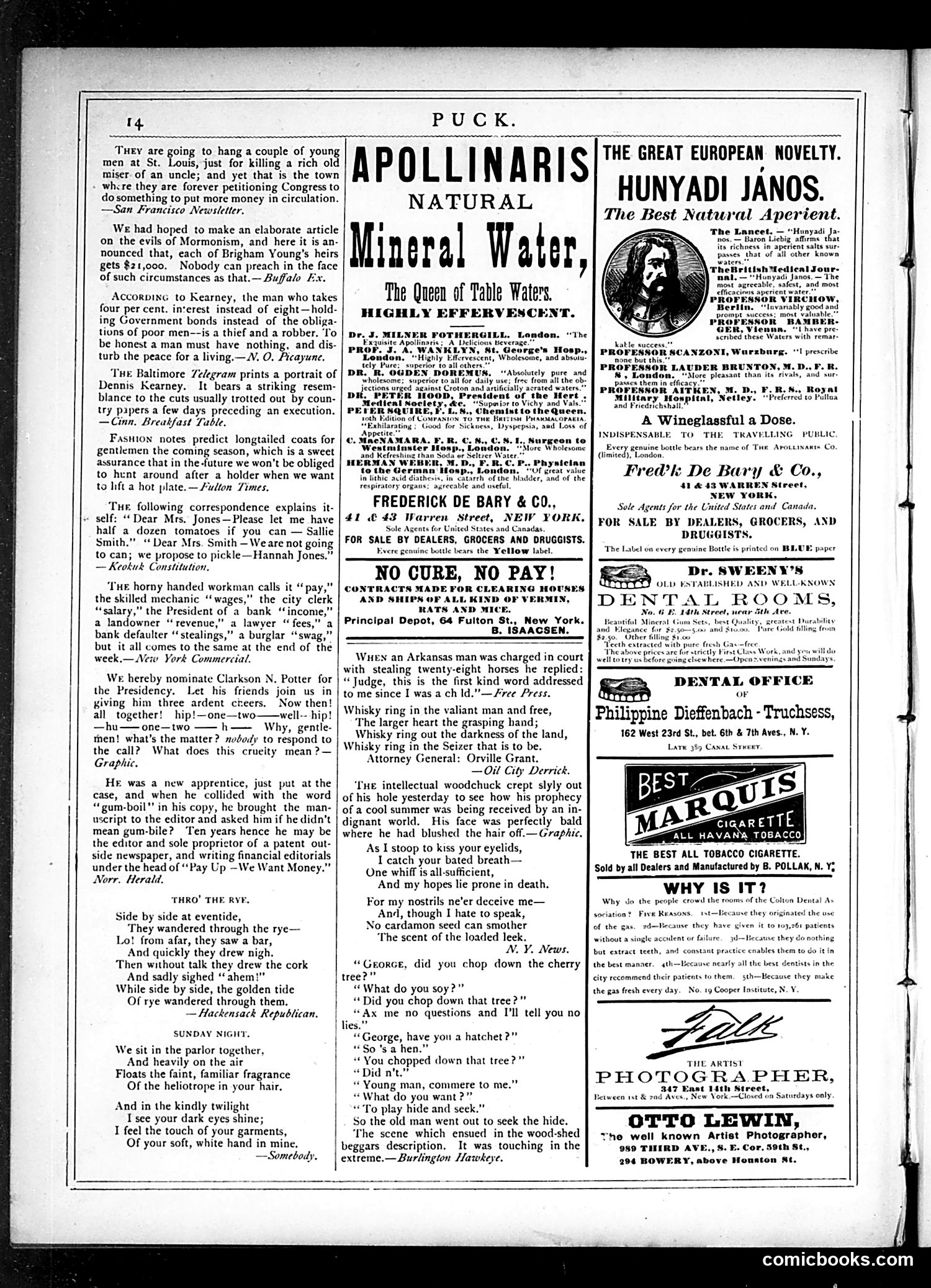 Puck — August 28, 1878 — page 14