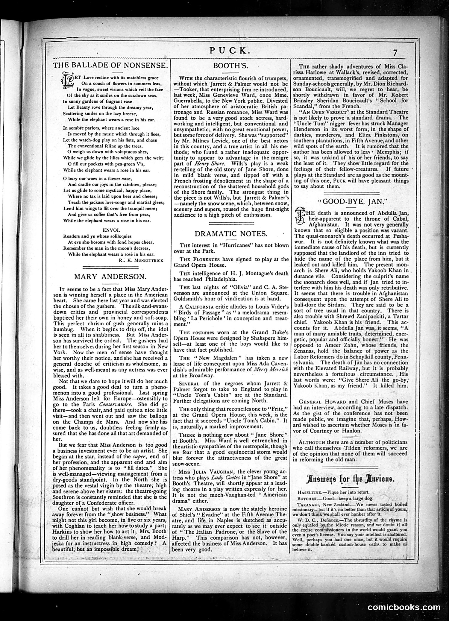 Puck — September 18, 1878 — page 7