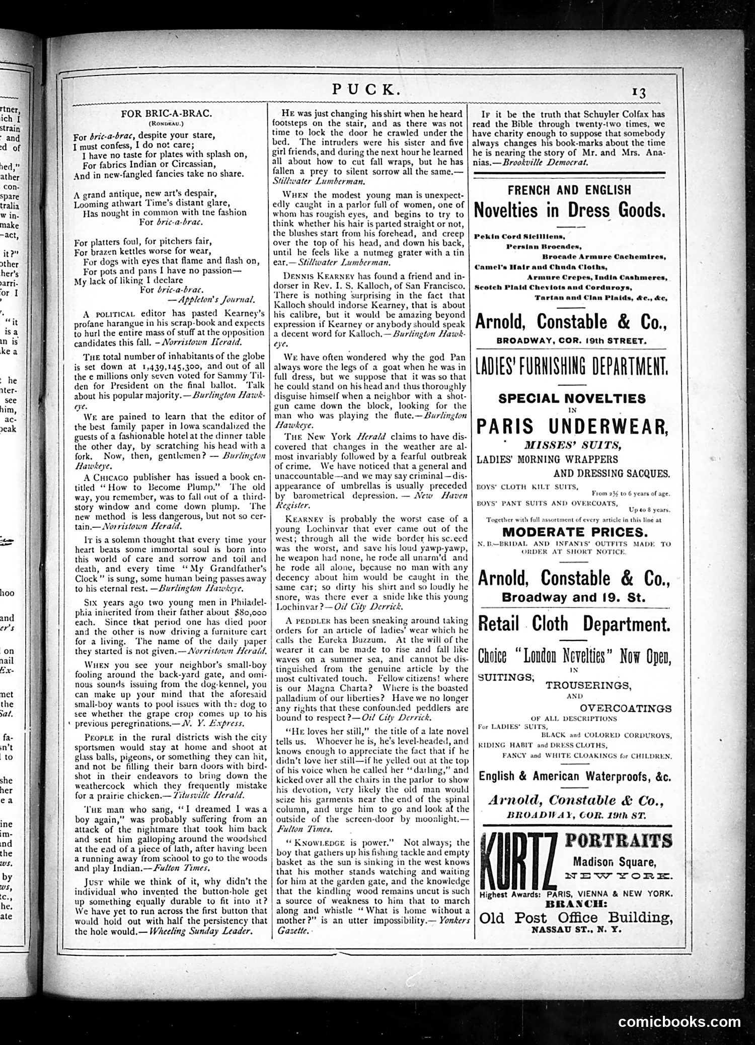 Puck — October 9, 1878 — page 13