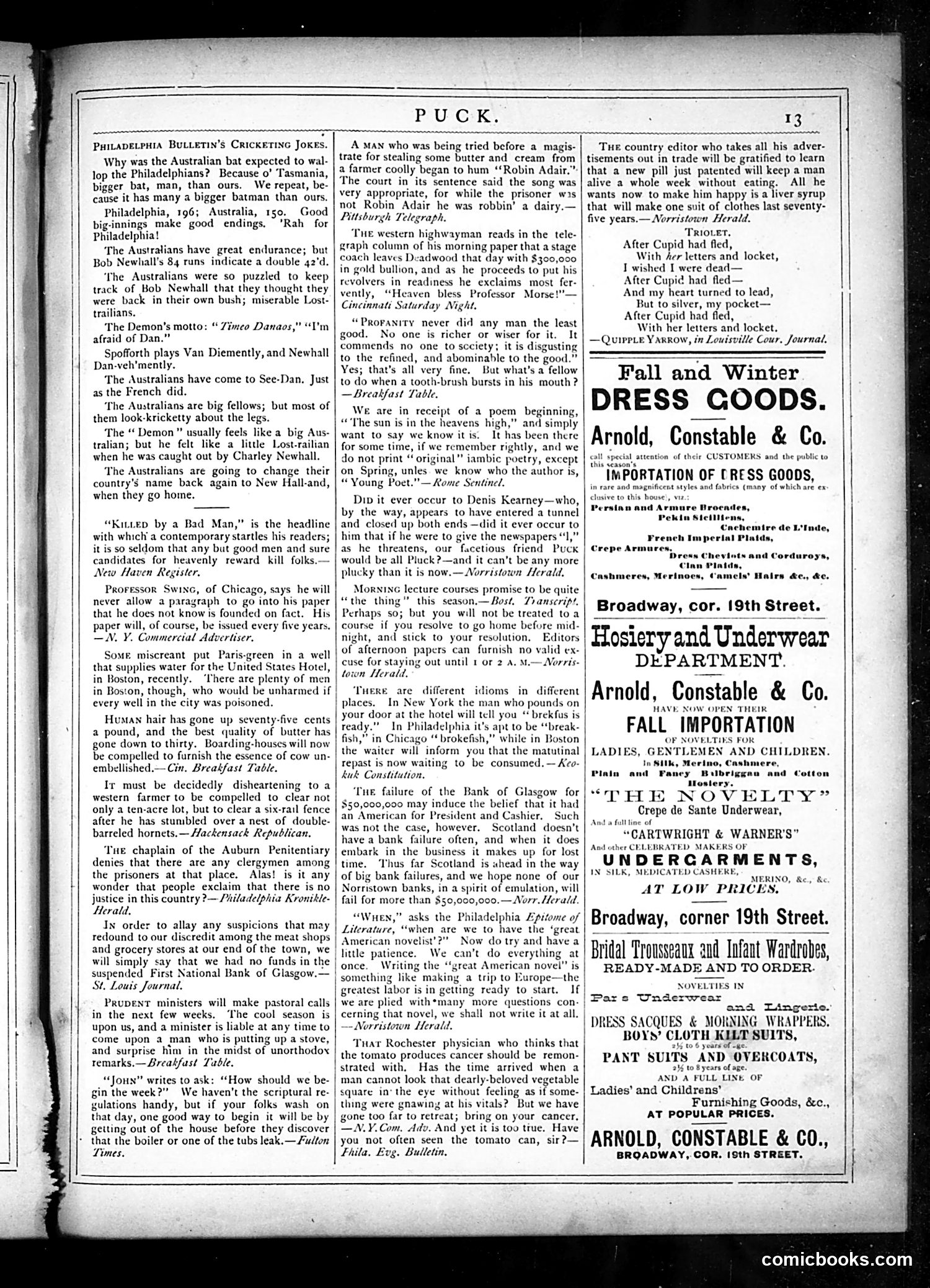 Puck — October 16, 1878 — page 13