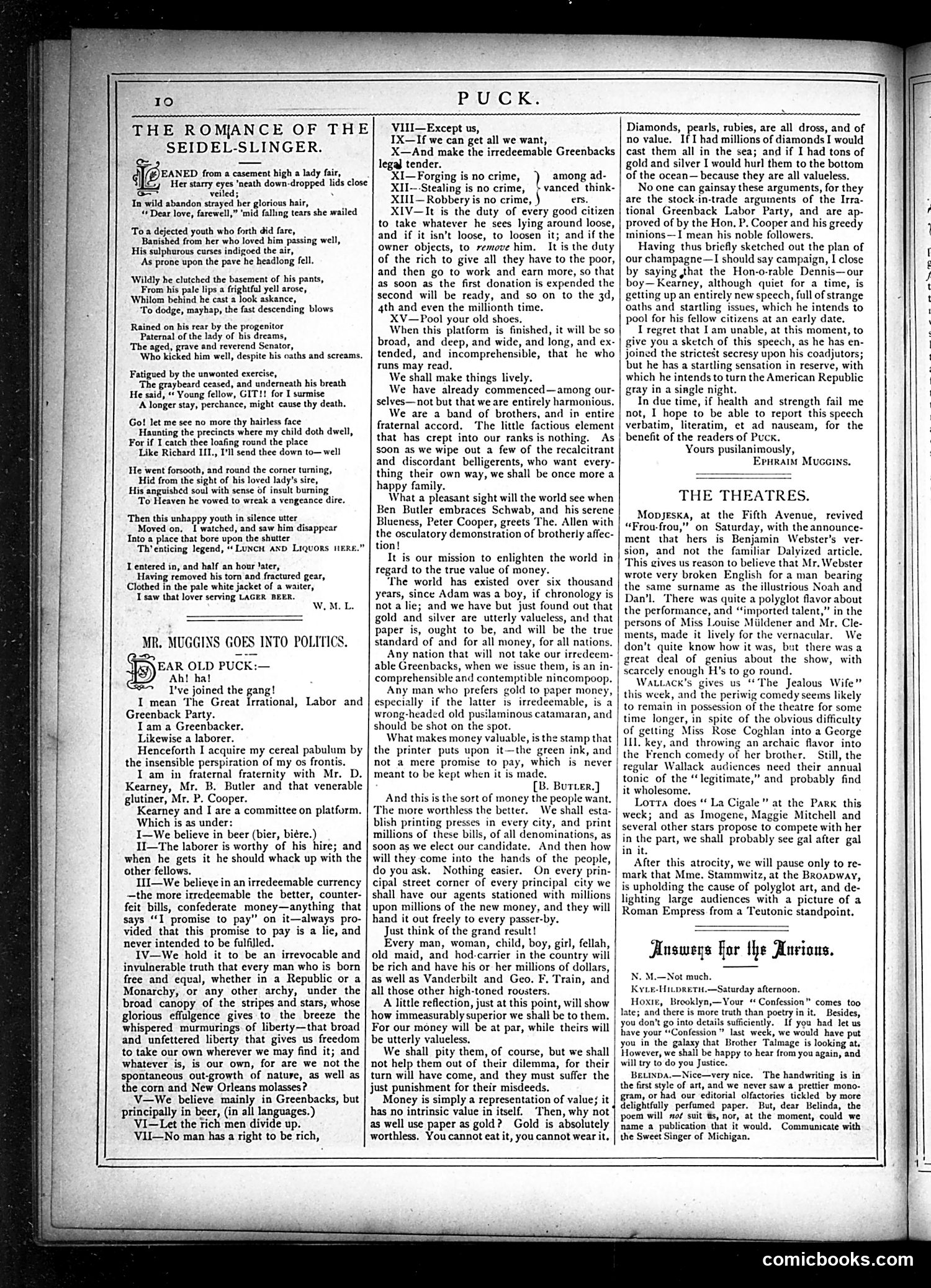 Puck — October 23, 1878 — page 10