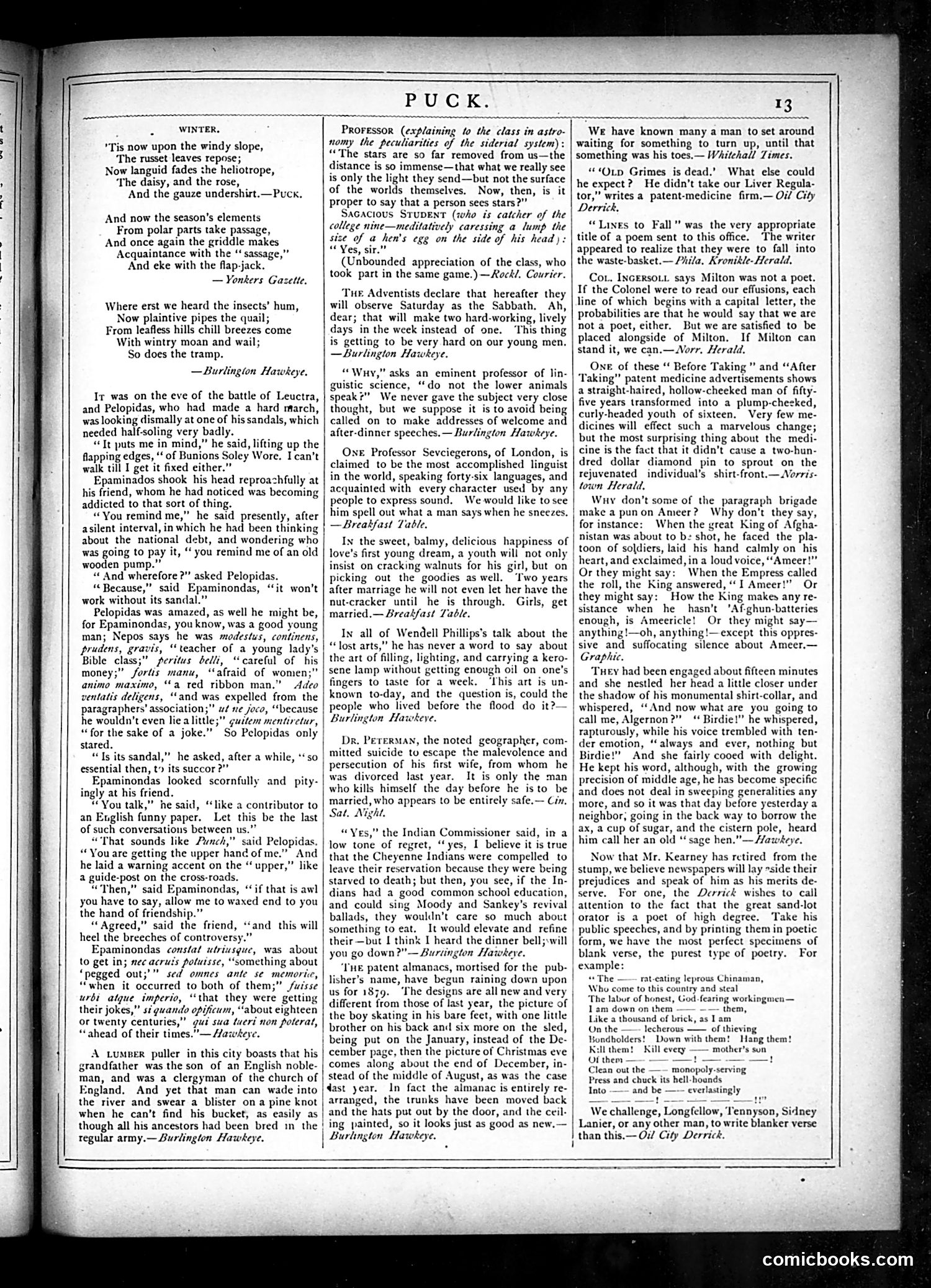 Puck — October 23, 1878 — page 13