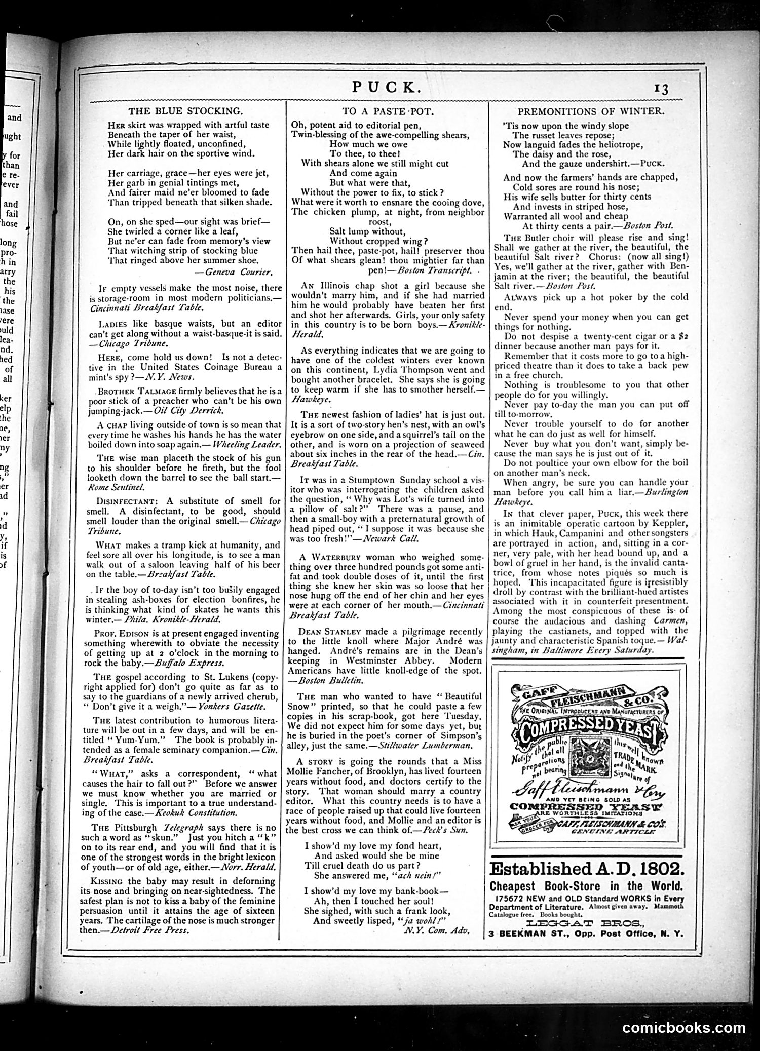 Puck — November 13, 1878 — page 13