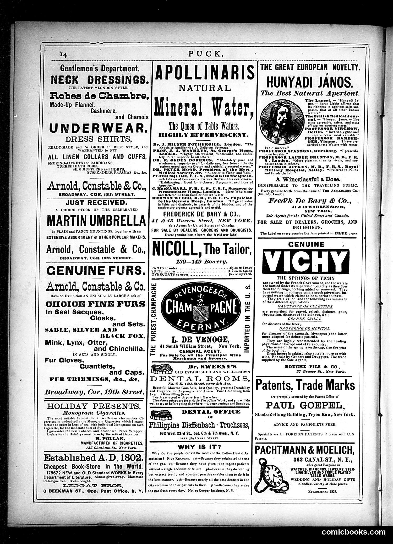 Puck — November 20, 1878 — page 14