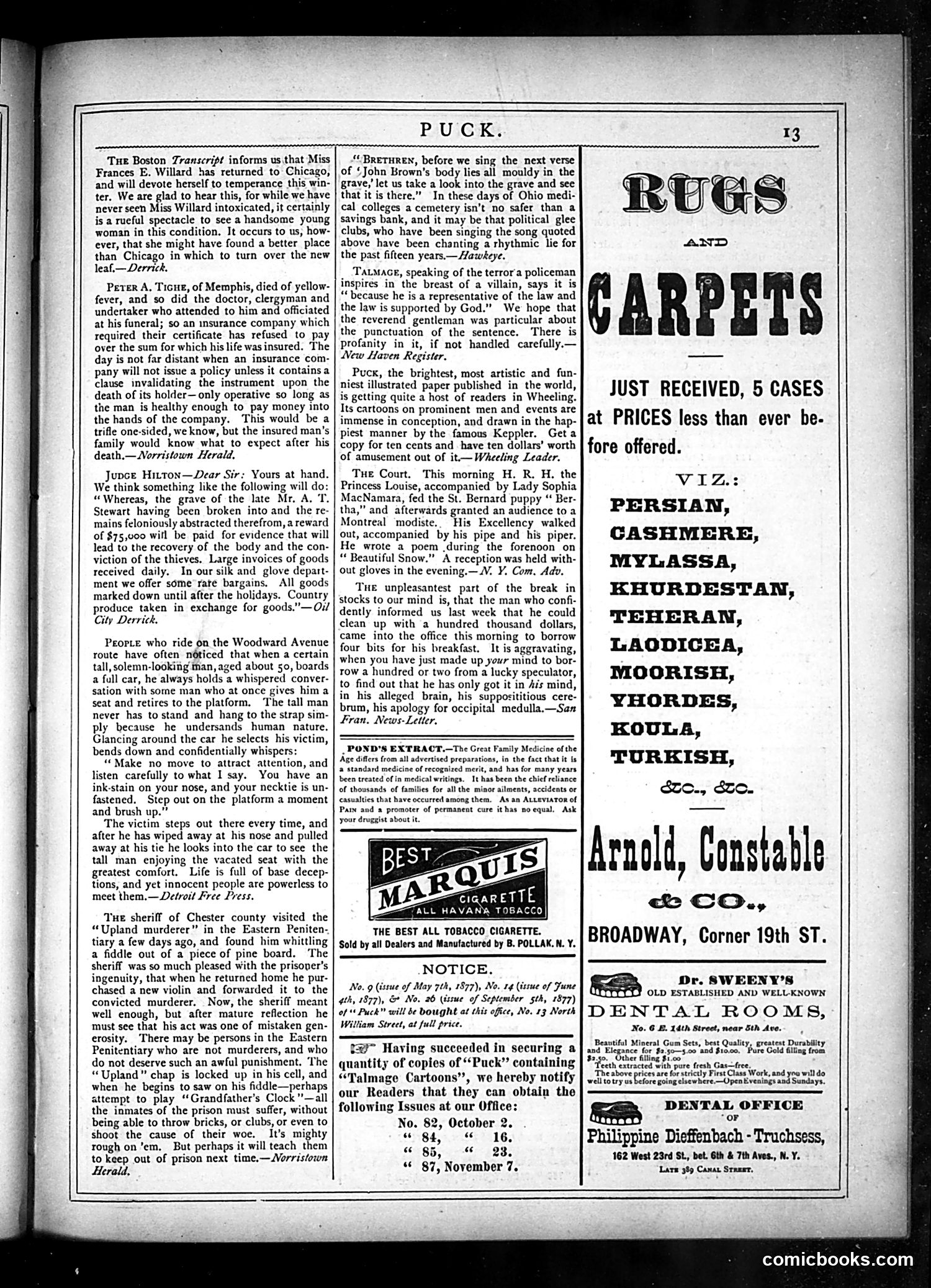 Puck — December 11, 1878 — page 13