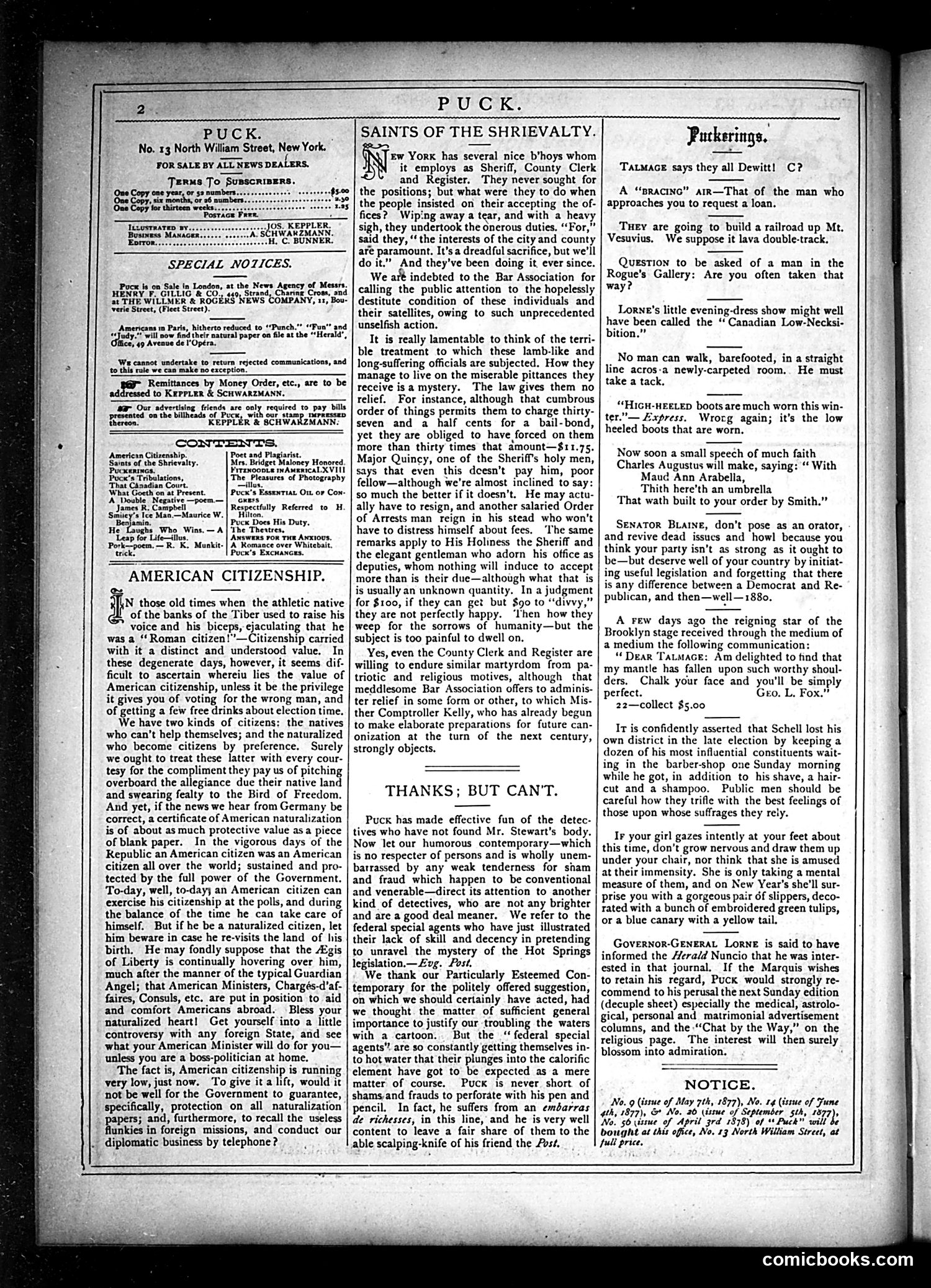 Puck — December 18, 1878 — page 2