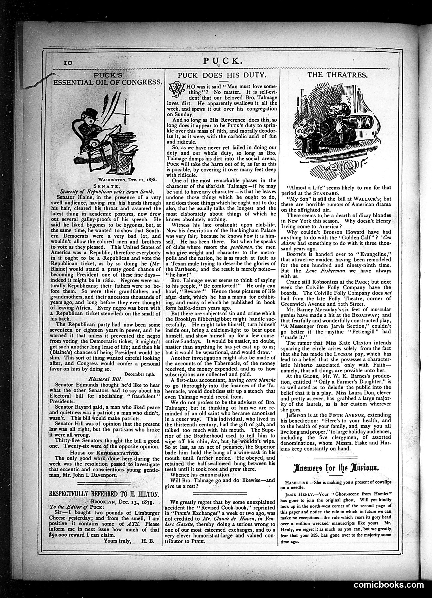 Puck — December 18, 1878 — page 10