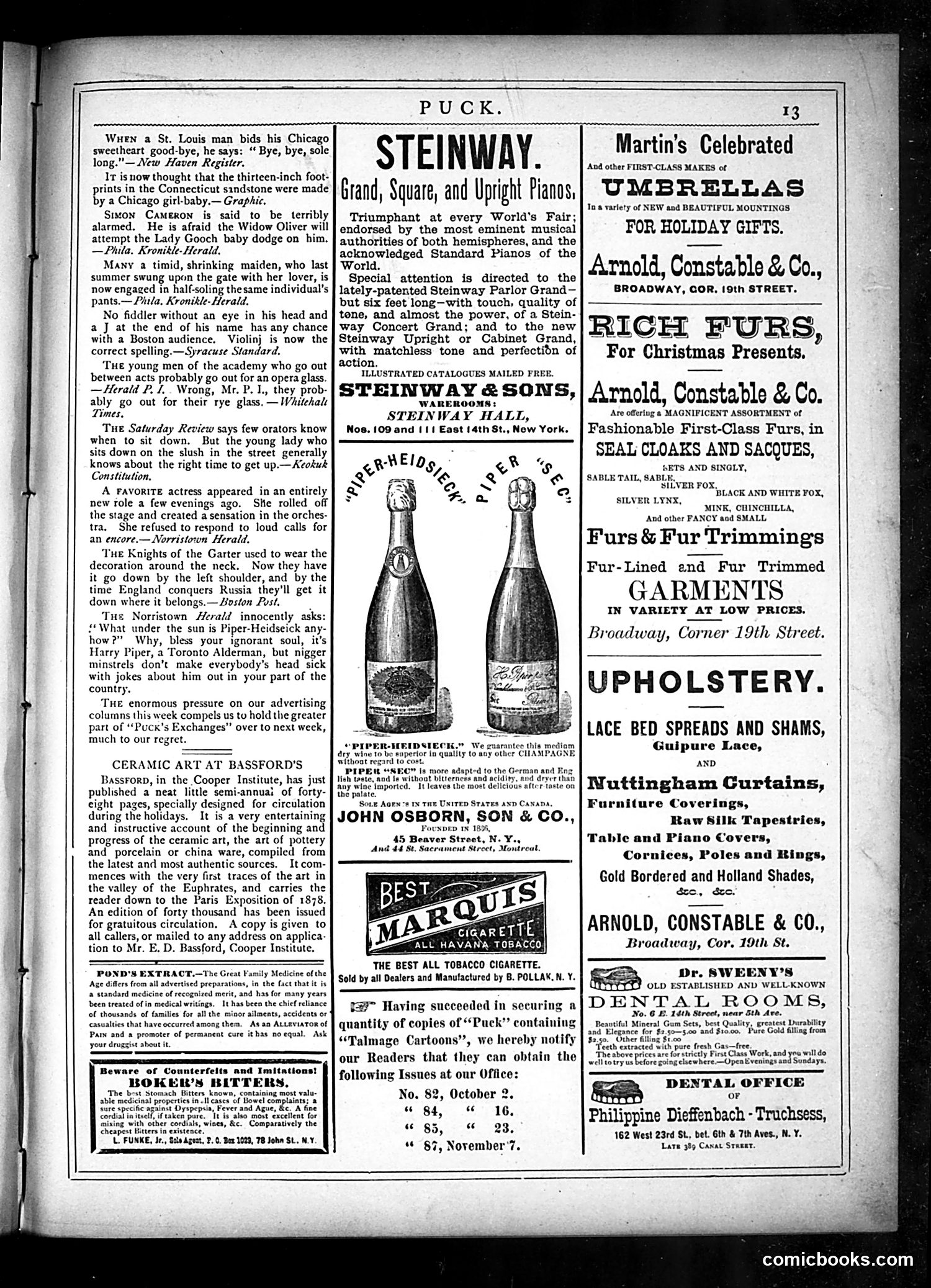 Puck — December 18, 1878 — page 13