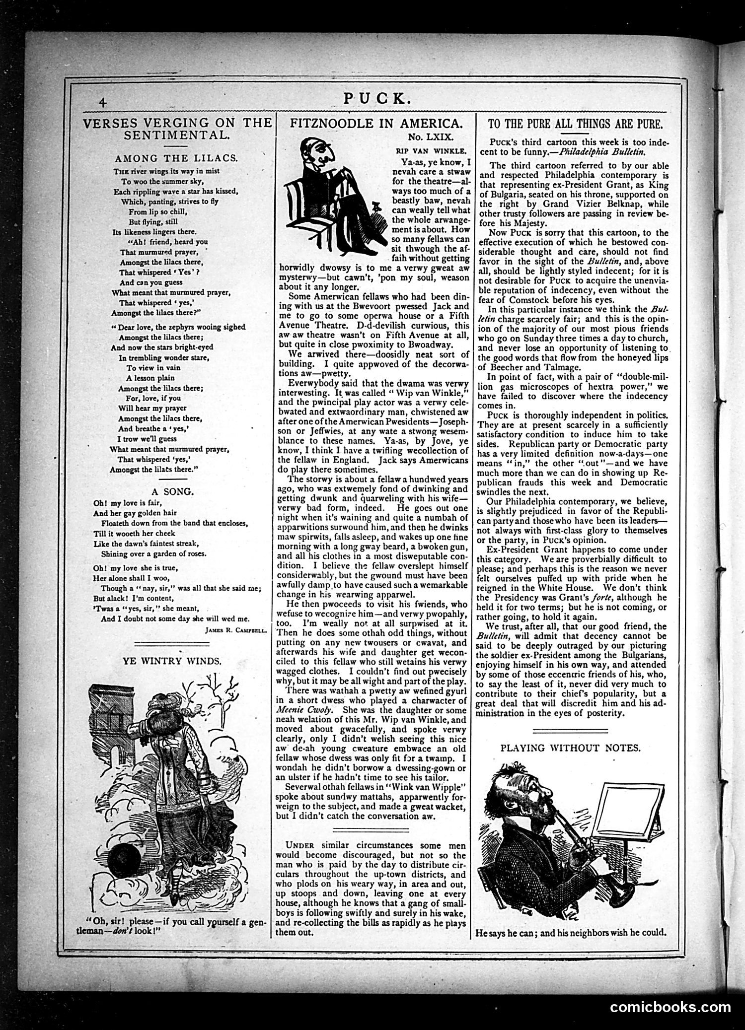 Puck — December 25, 1878 — page 4