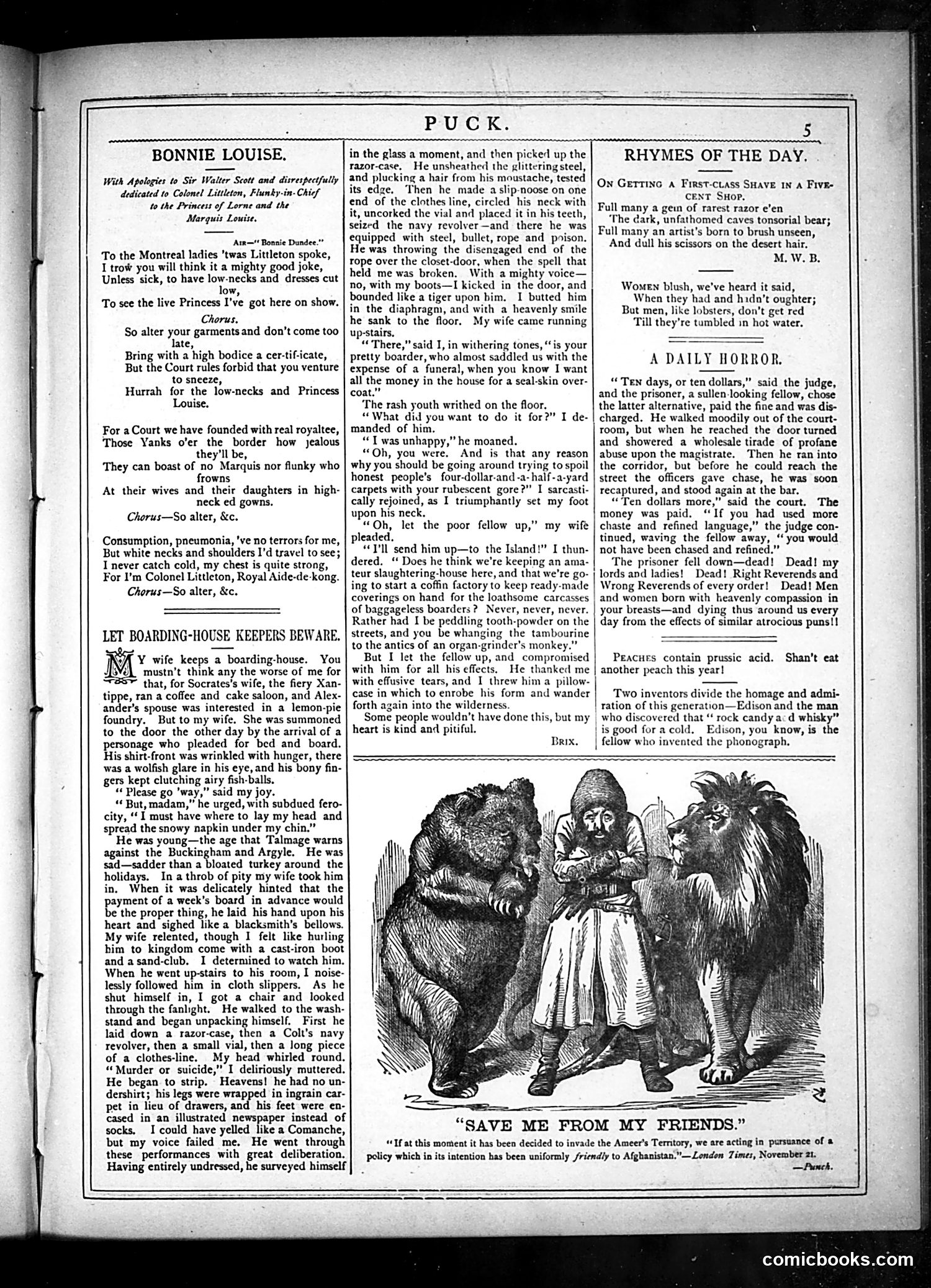 Puck — December 25, 1878 — page 5