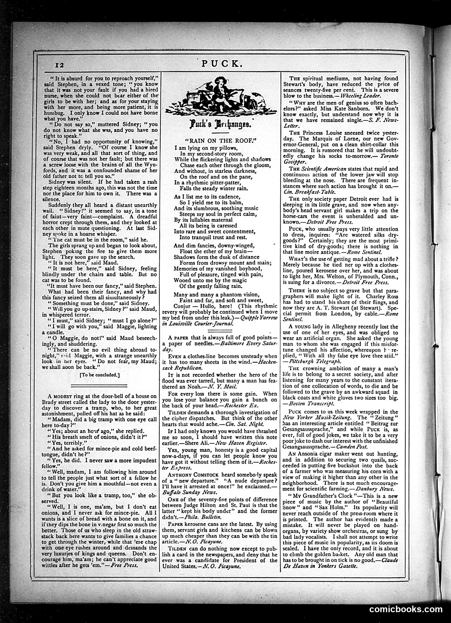 Puck — December 25, 1878 — page 12
