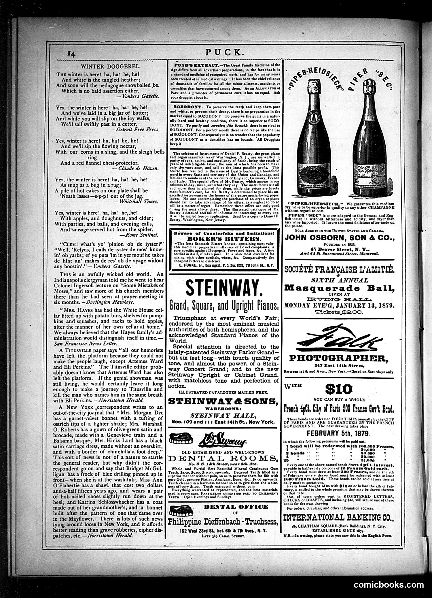 Puck — January 1, 1879 — page 14