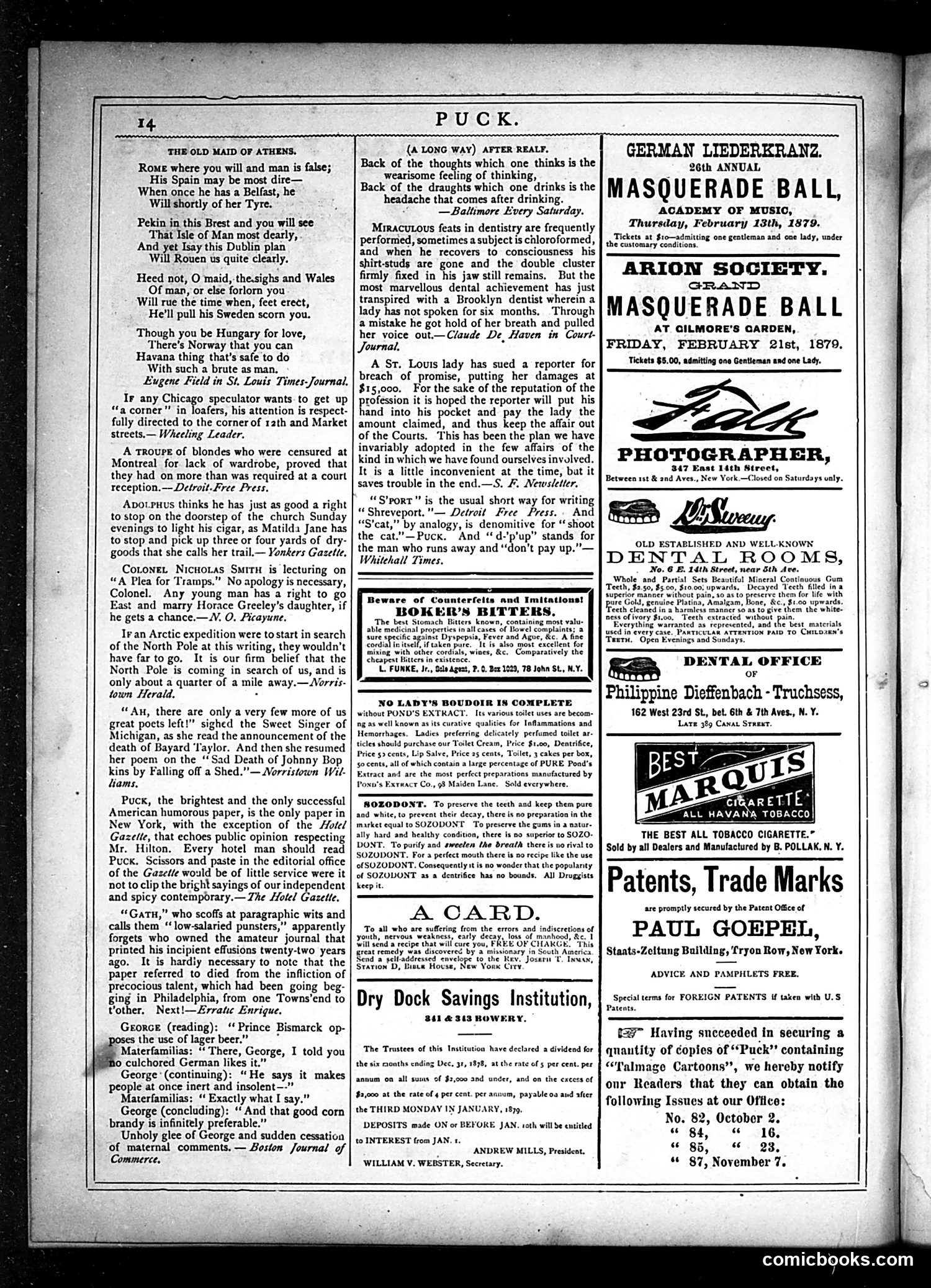 Puck — January 15, 1879 — page 14