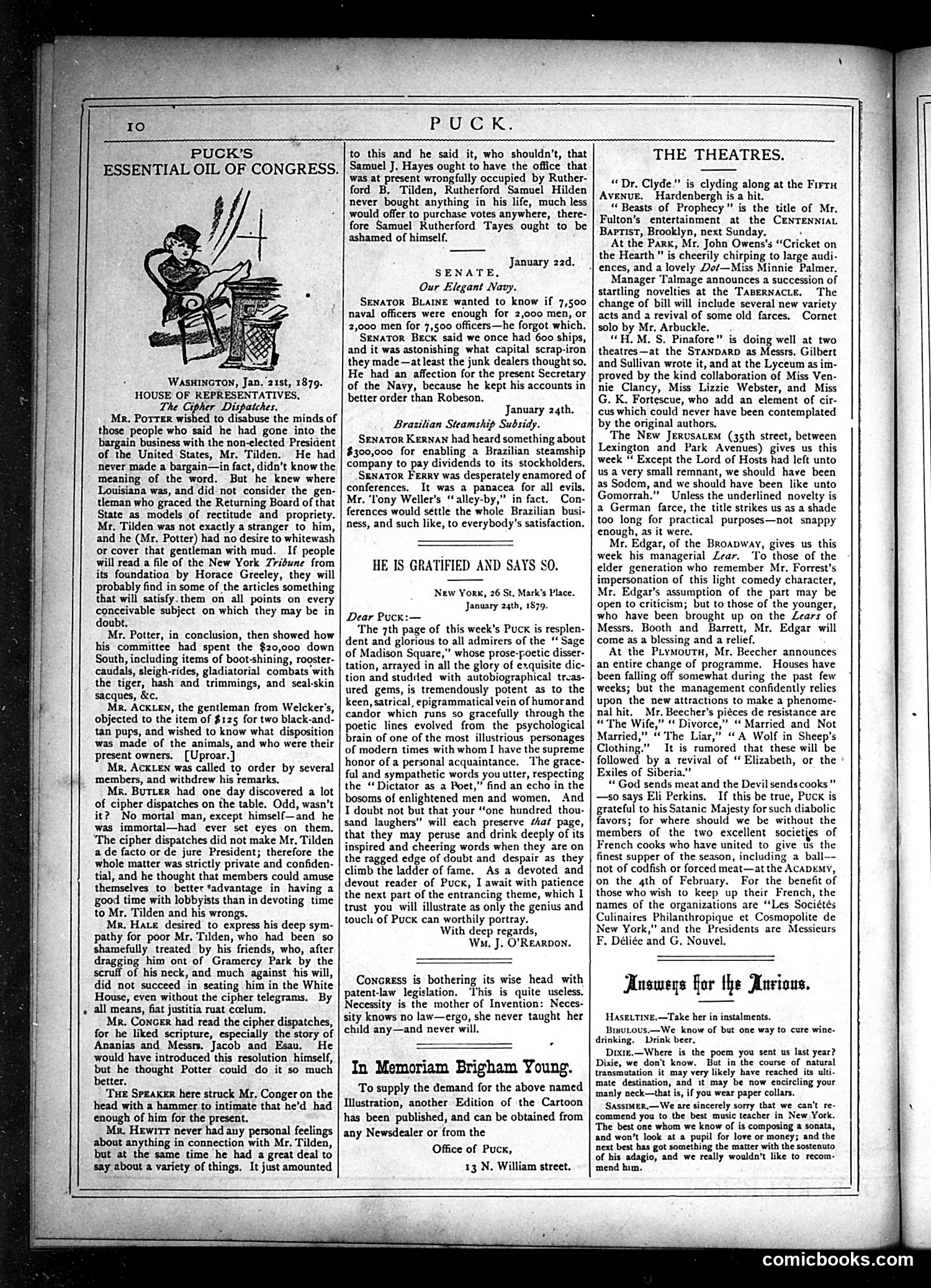 Puck — January 29, 1879 — page 10