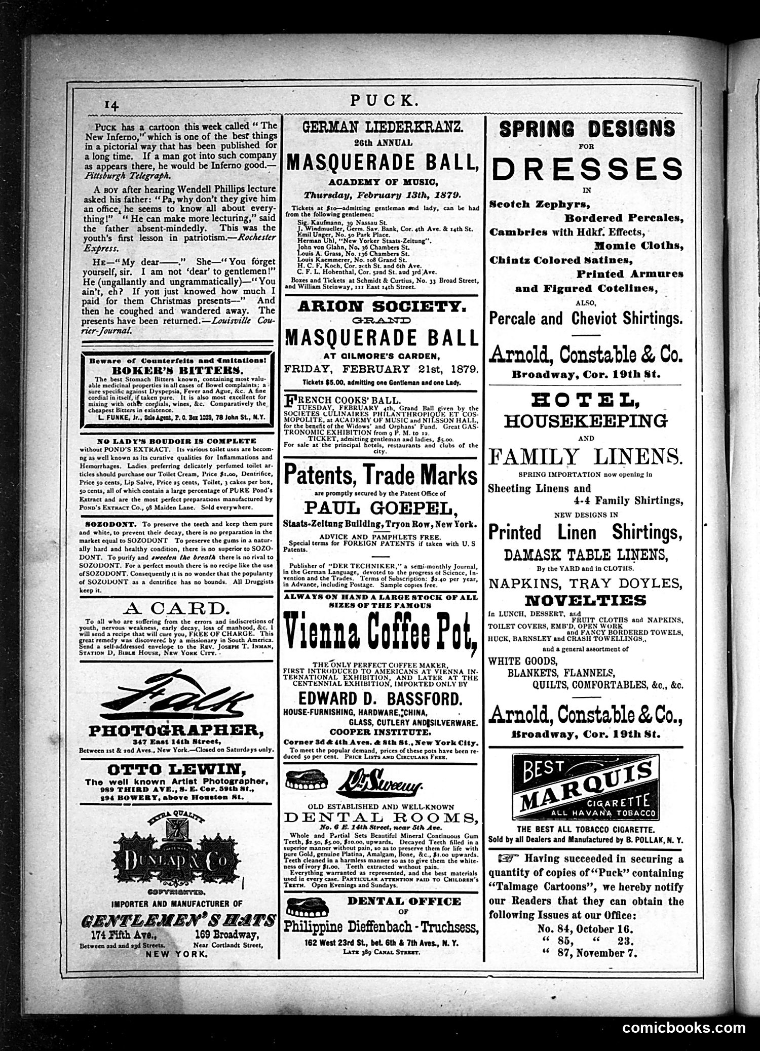 Puck — January 29, 1879 — page 14