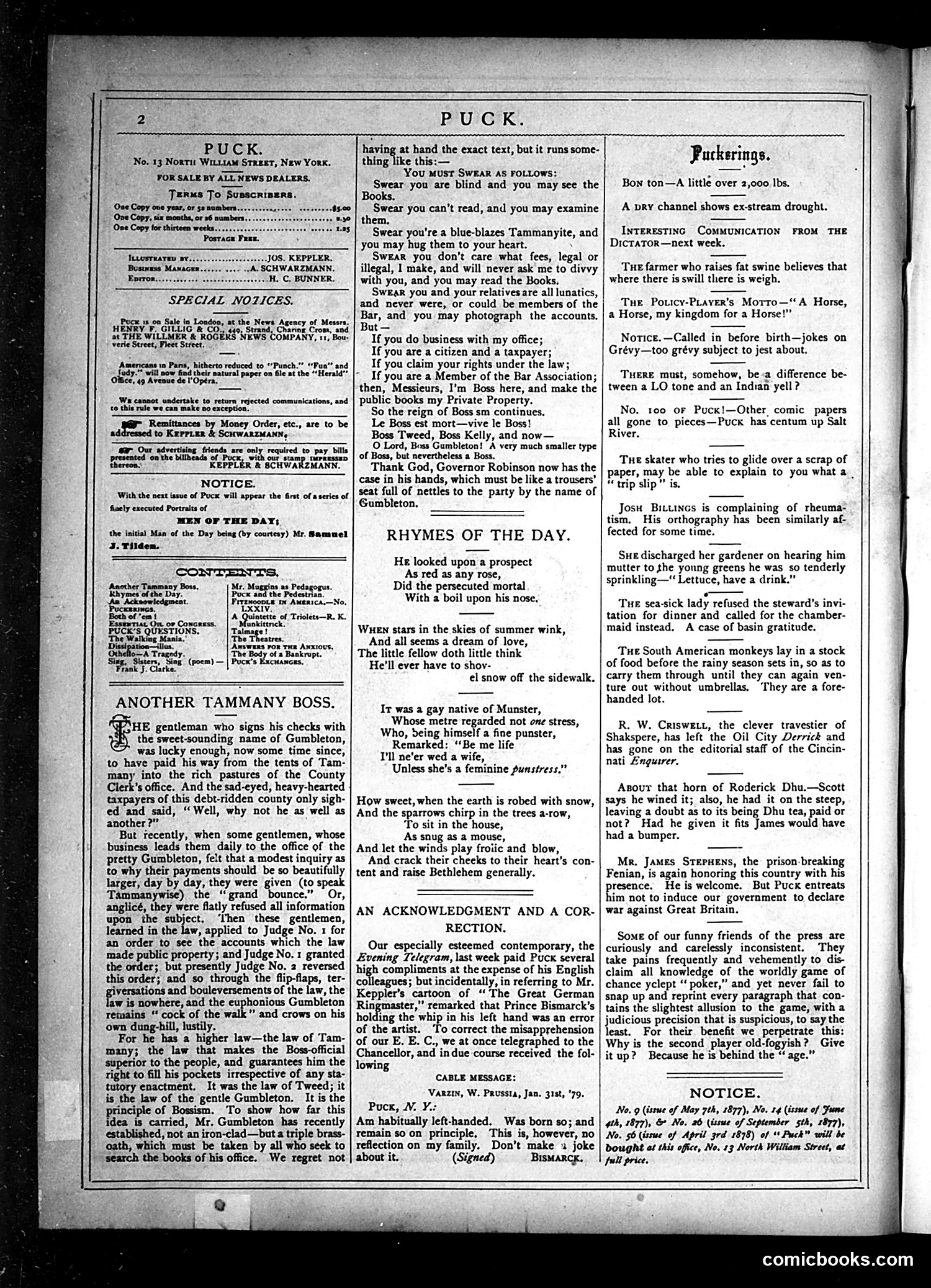 Puck — February 5, 1879 — page 2