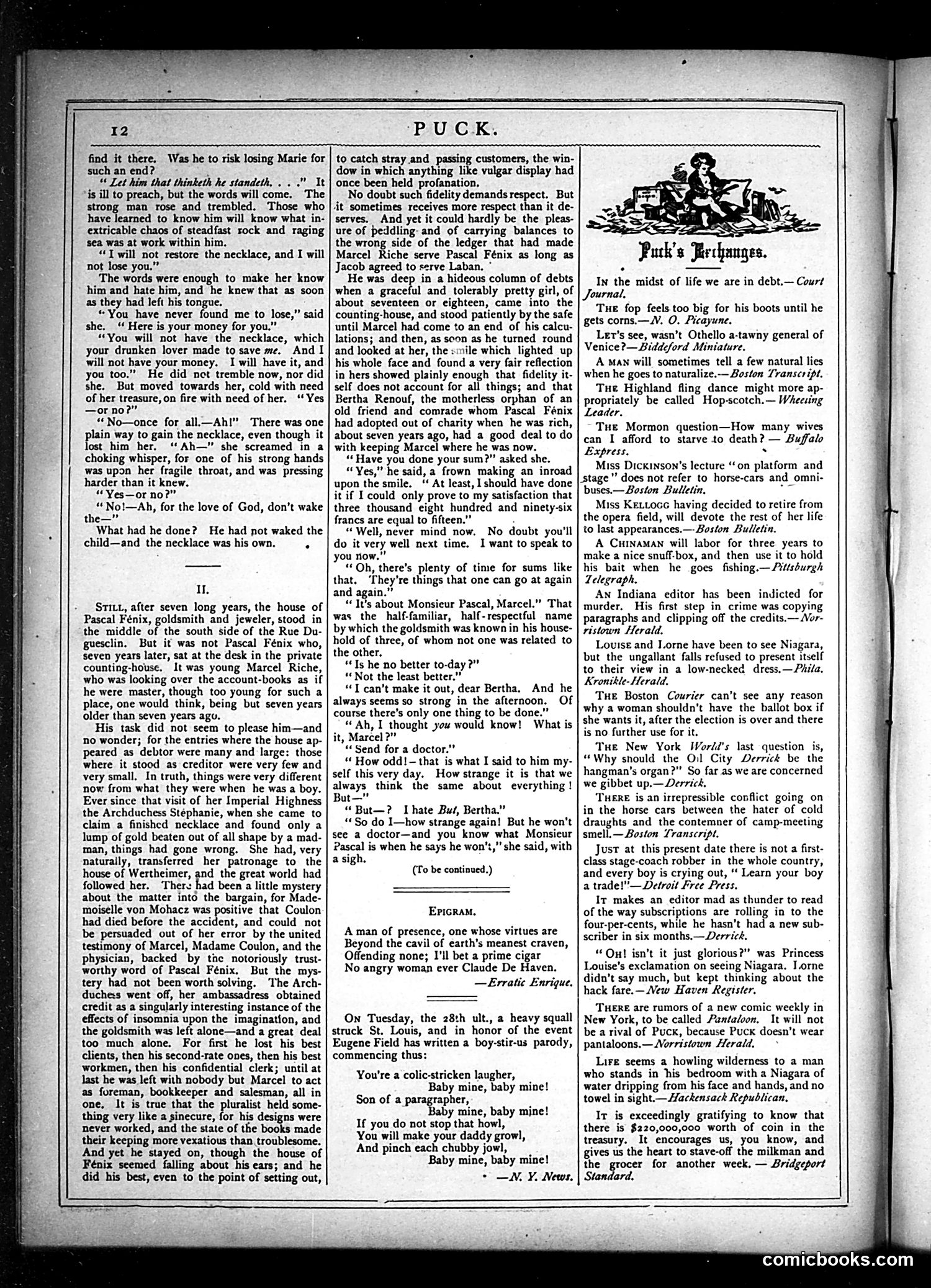 Puck — February 12, 1879 — page 12