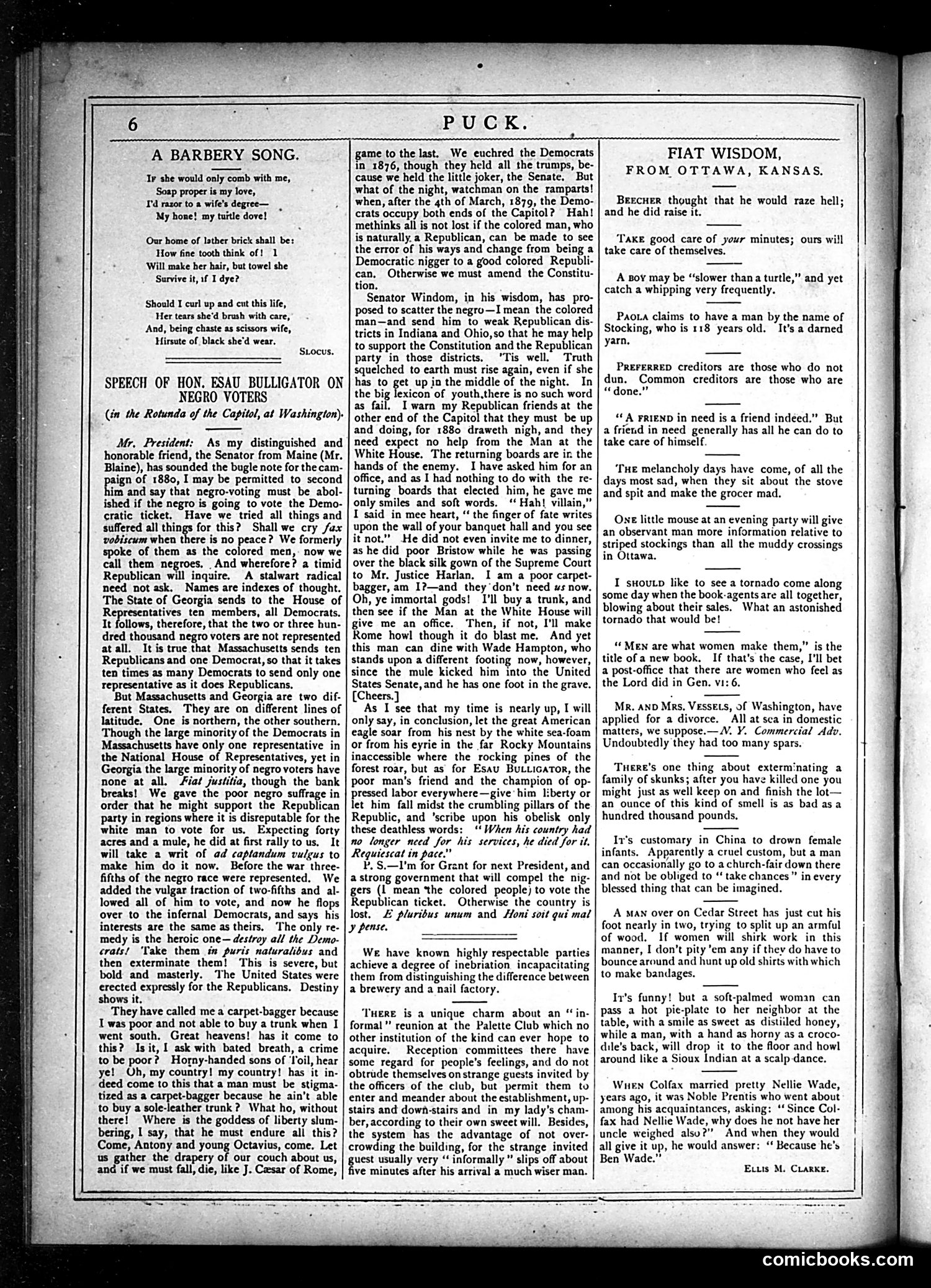 Puck — February 19, 1879 — page 6