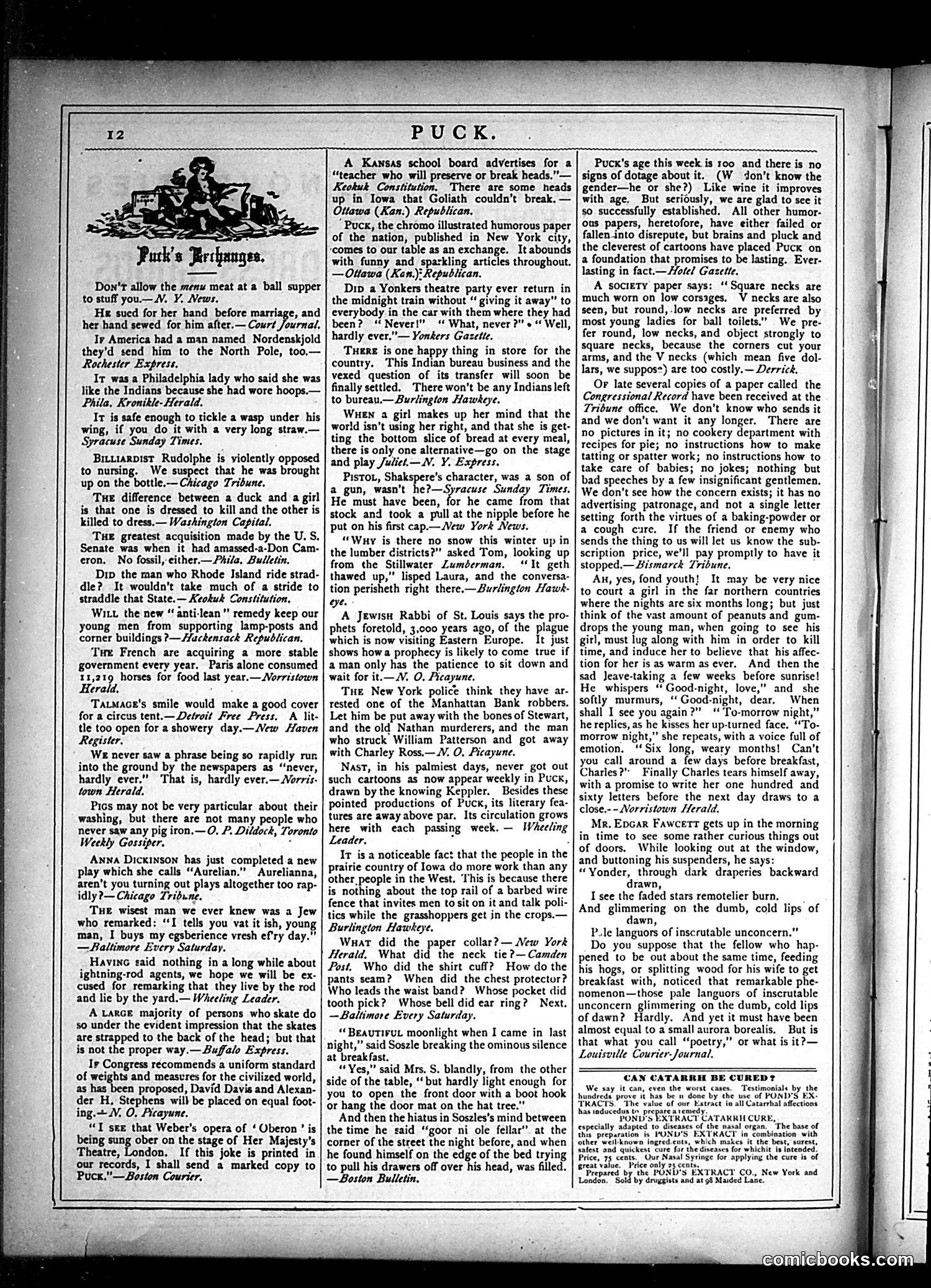 Puck — February 26, 1879 — page 12