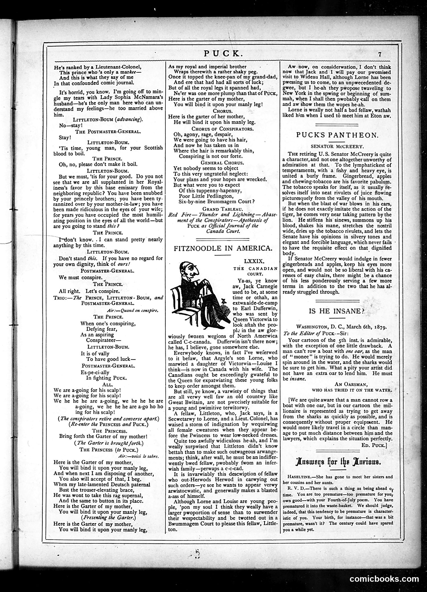 Puck — March 12, 1879 — page 7