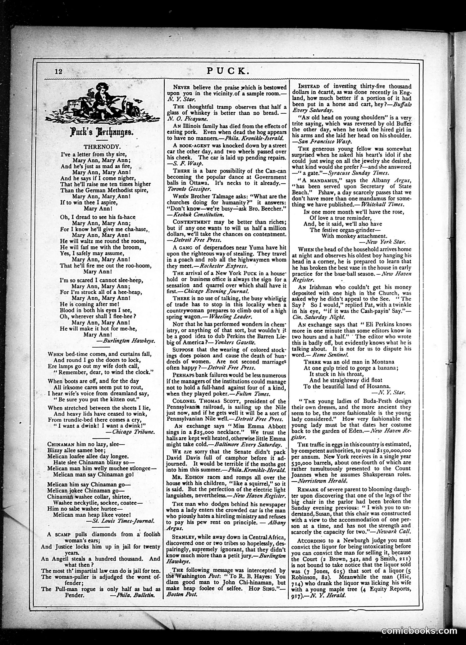 Puck — March 12, 1879 — page 12