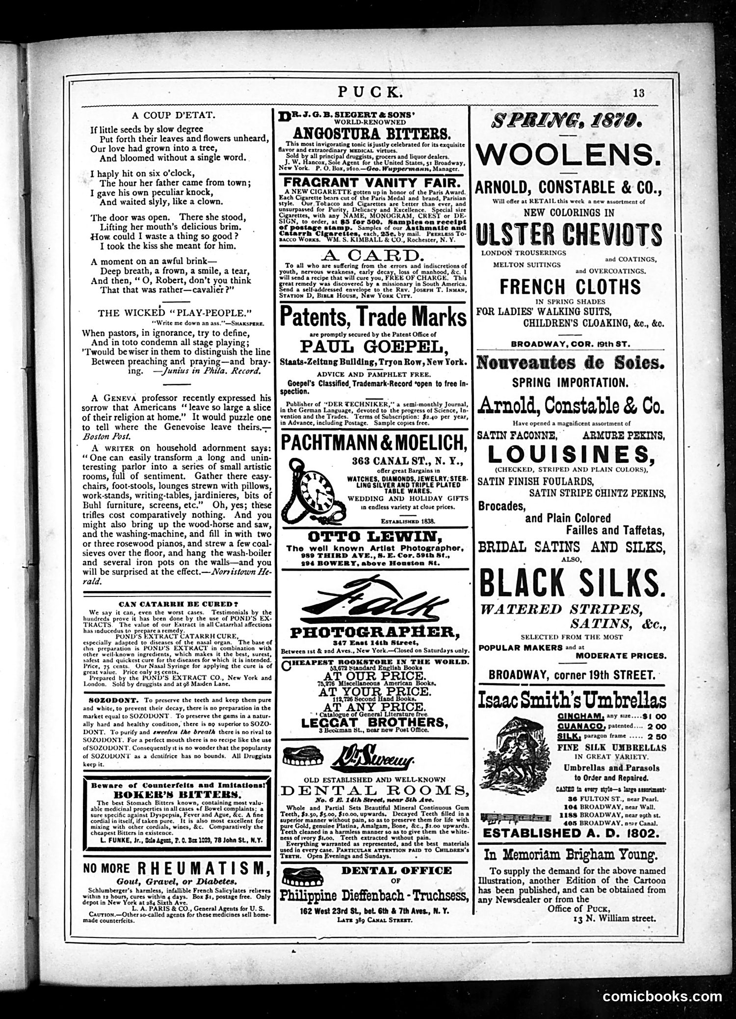 Puck — March 12, 1879 — page 13