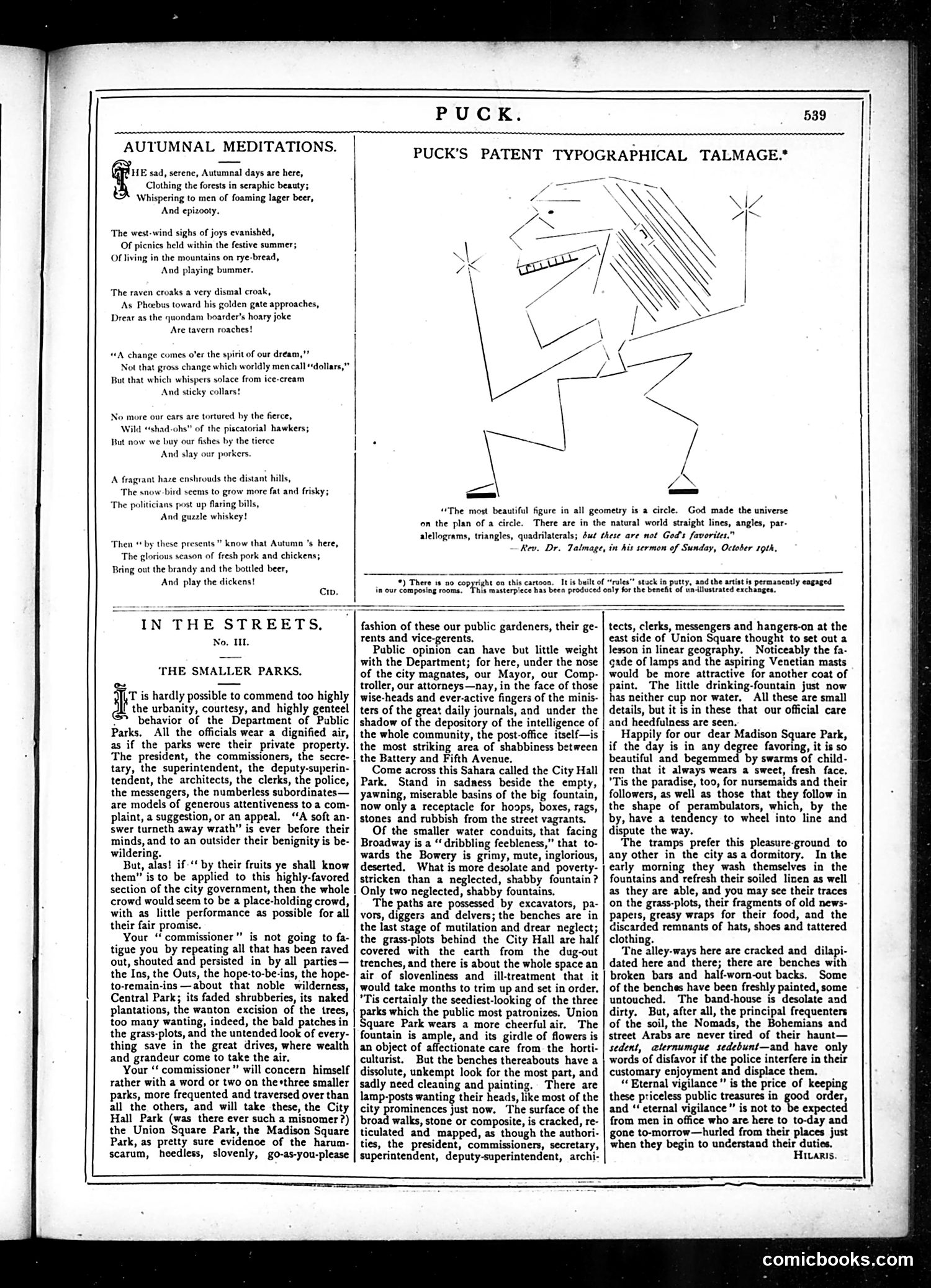 Puck — October 29, 1879 — page 5