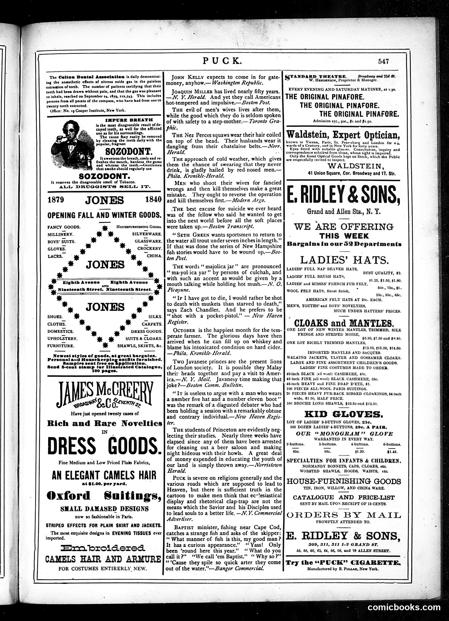 Puck — October 29, 1879 — page 13