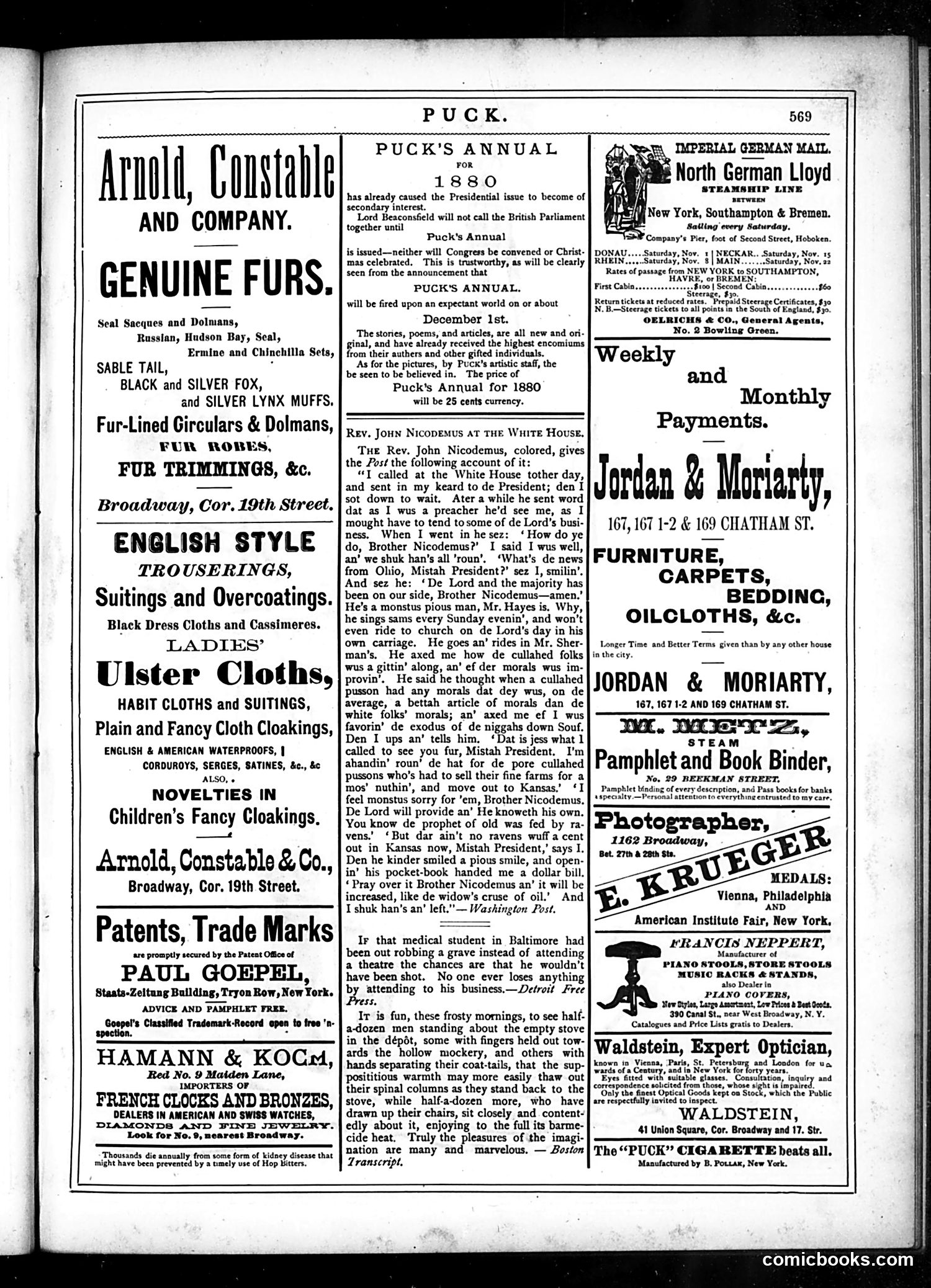 Puck — November 5, 1879 — page 17