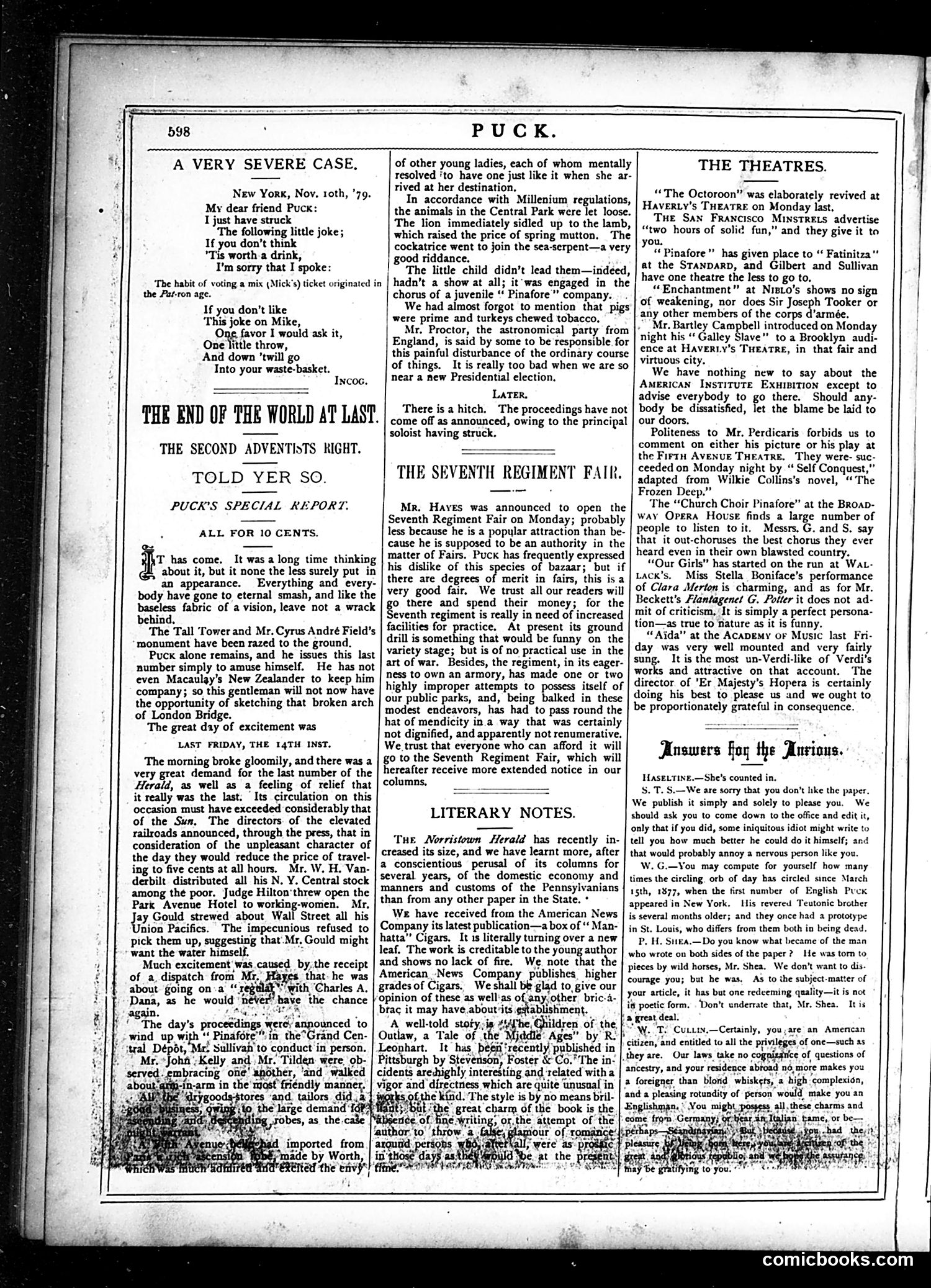 Puck — November 19, 1879 — page 10