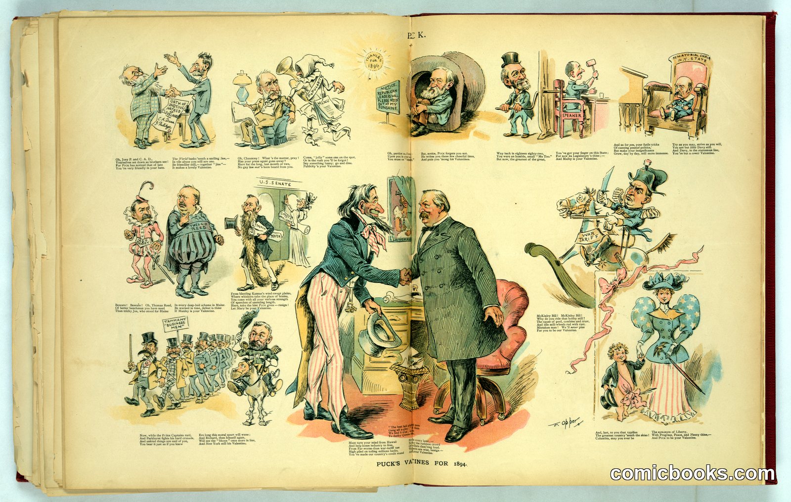 Puck's Valentines for 1894