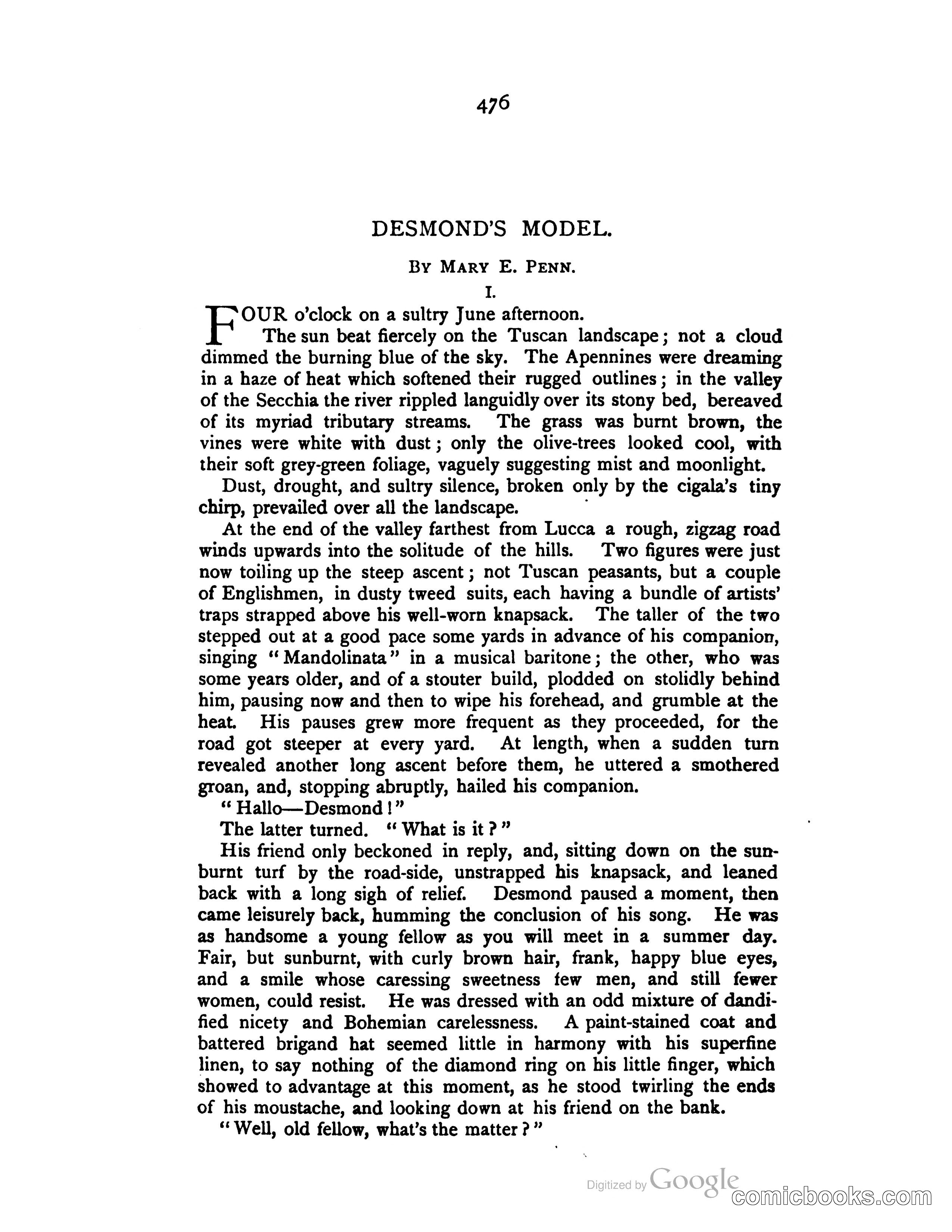 Desmond's Model by Mary E. Penn