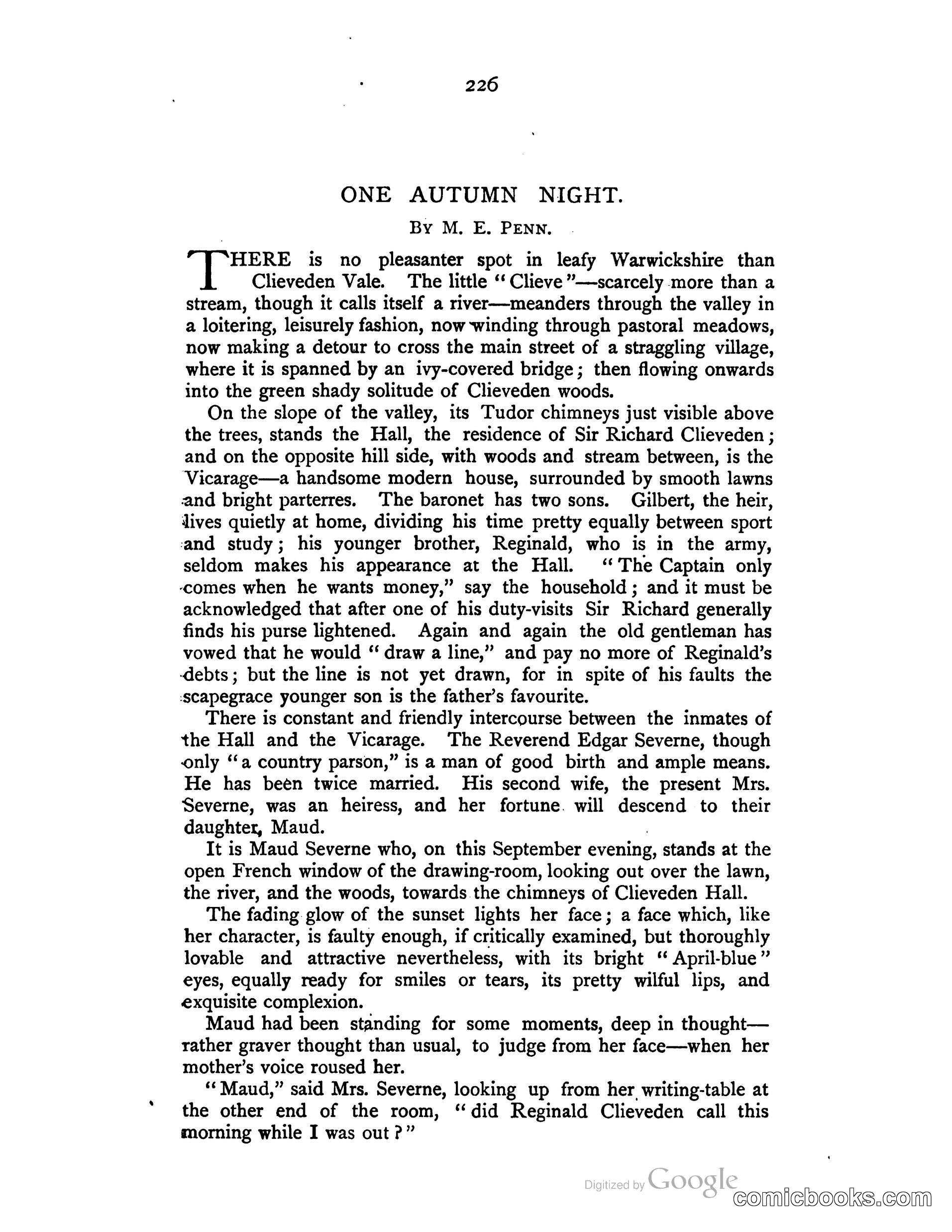 One Autumn Night