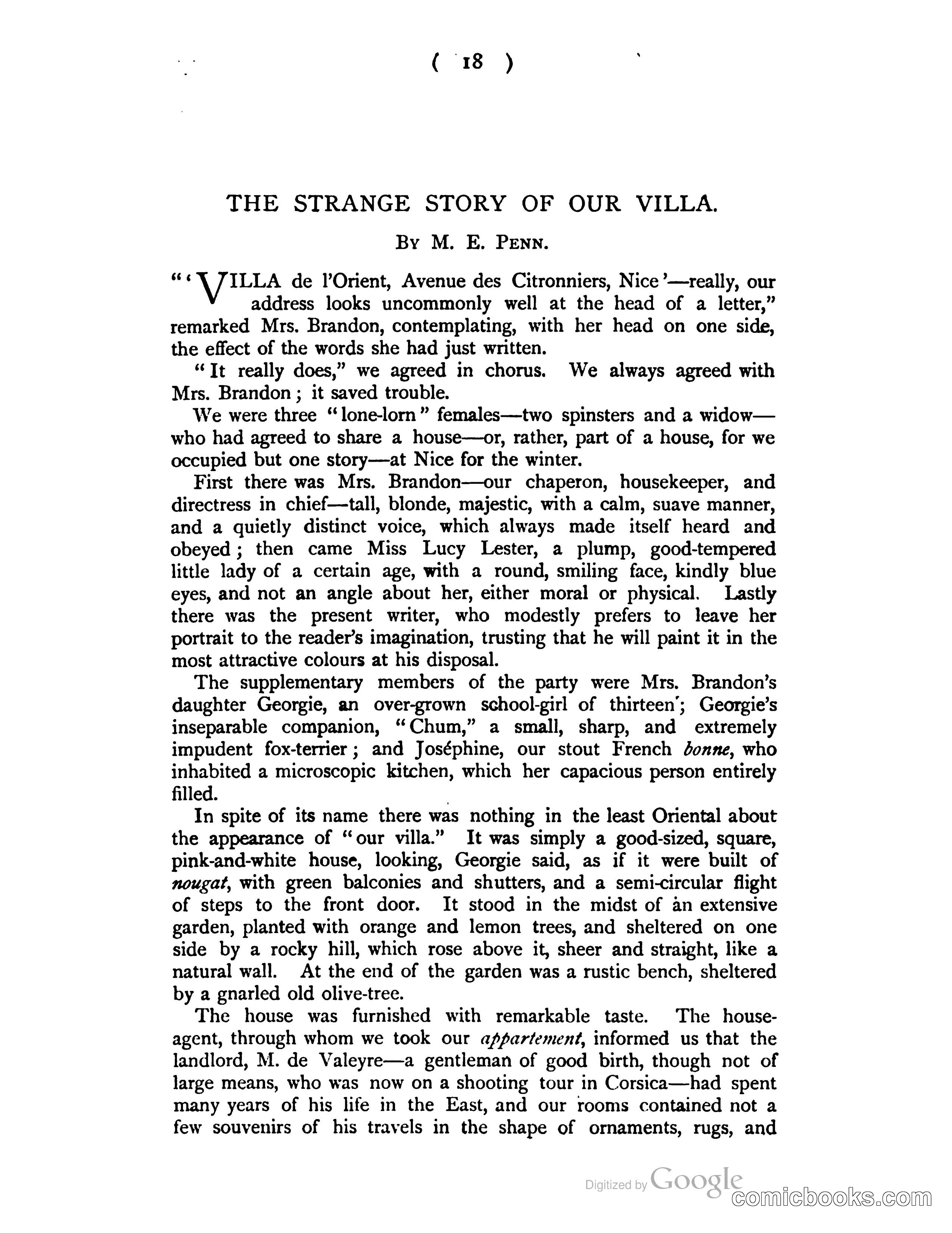 The Strange Story of Our Villa