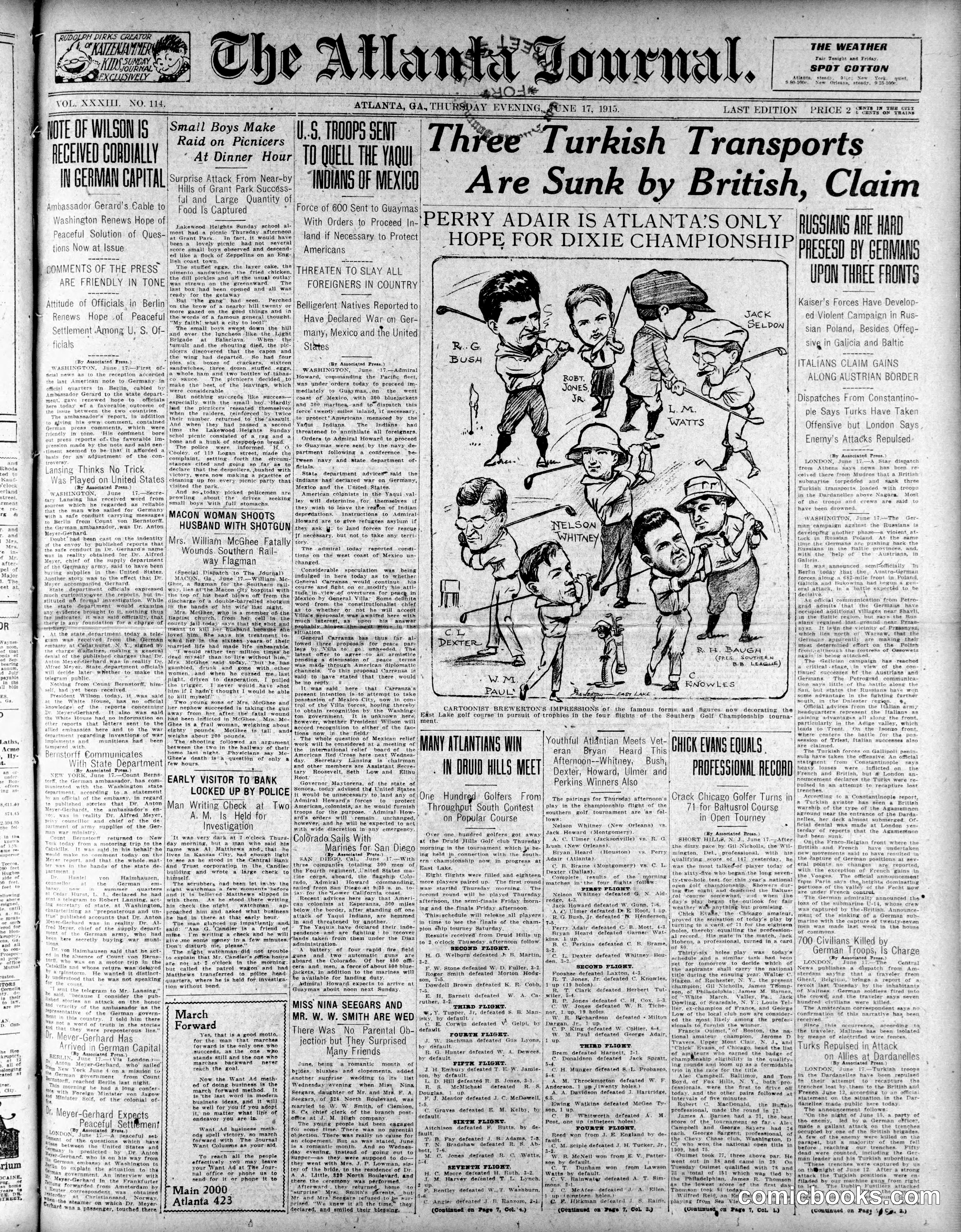 The Atlanta Journal (Front Page)