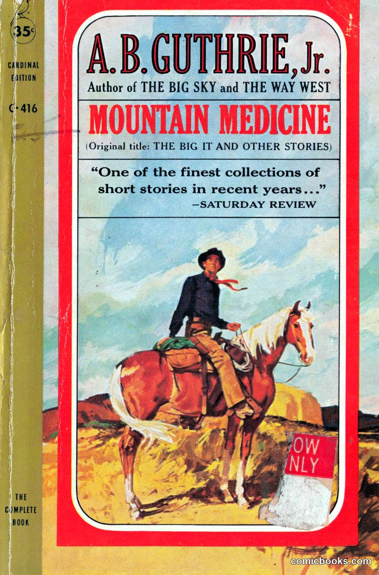 Mountain Medicine by A.B. Guthrie, Jr.