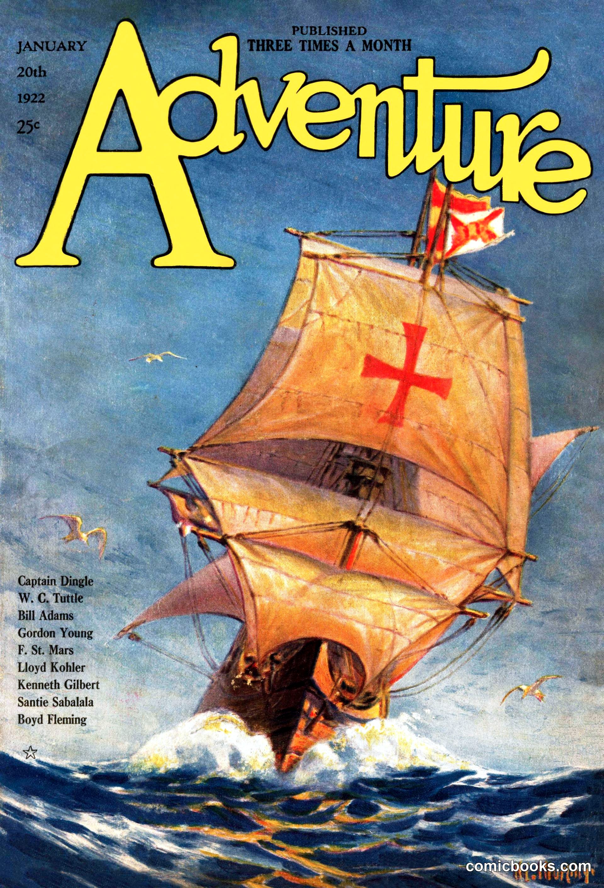 Adventure, January 20, 1922