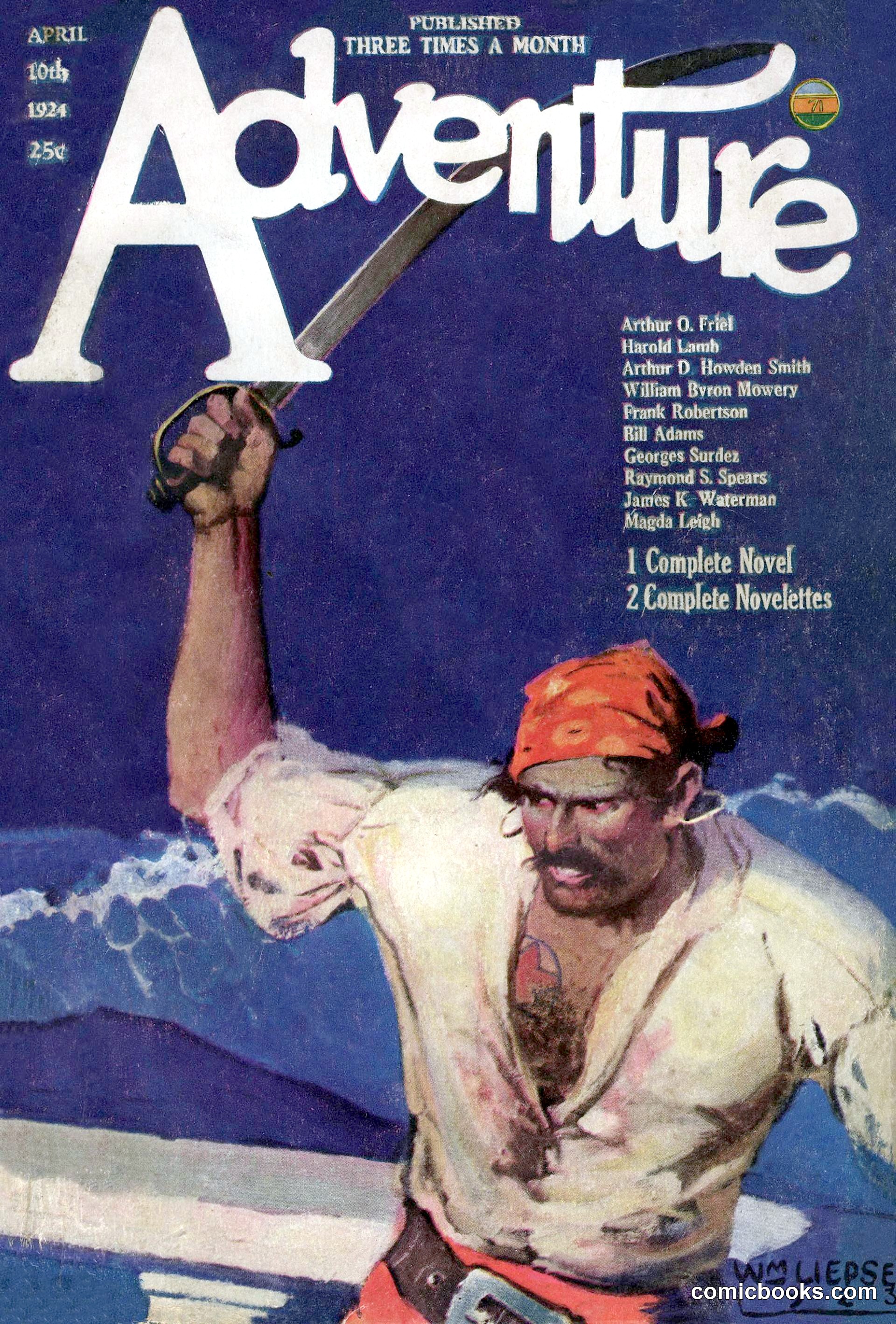 Adventure Magazine, April 10, 1924