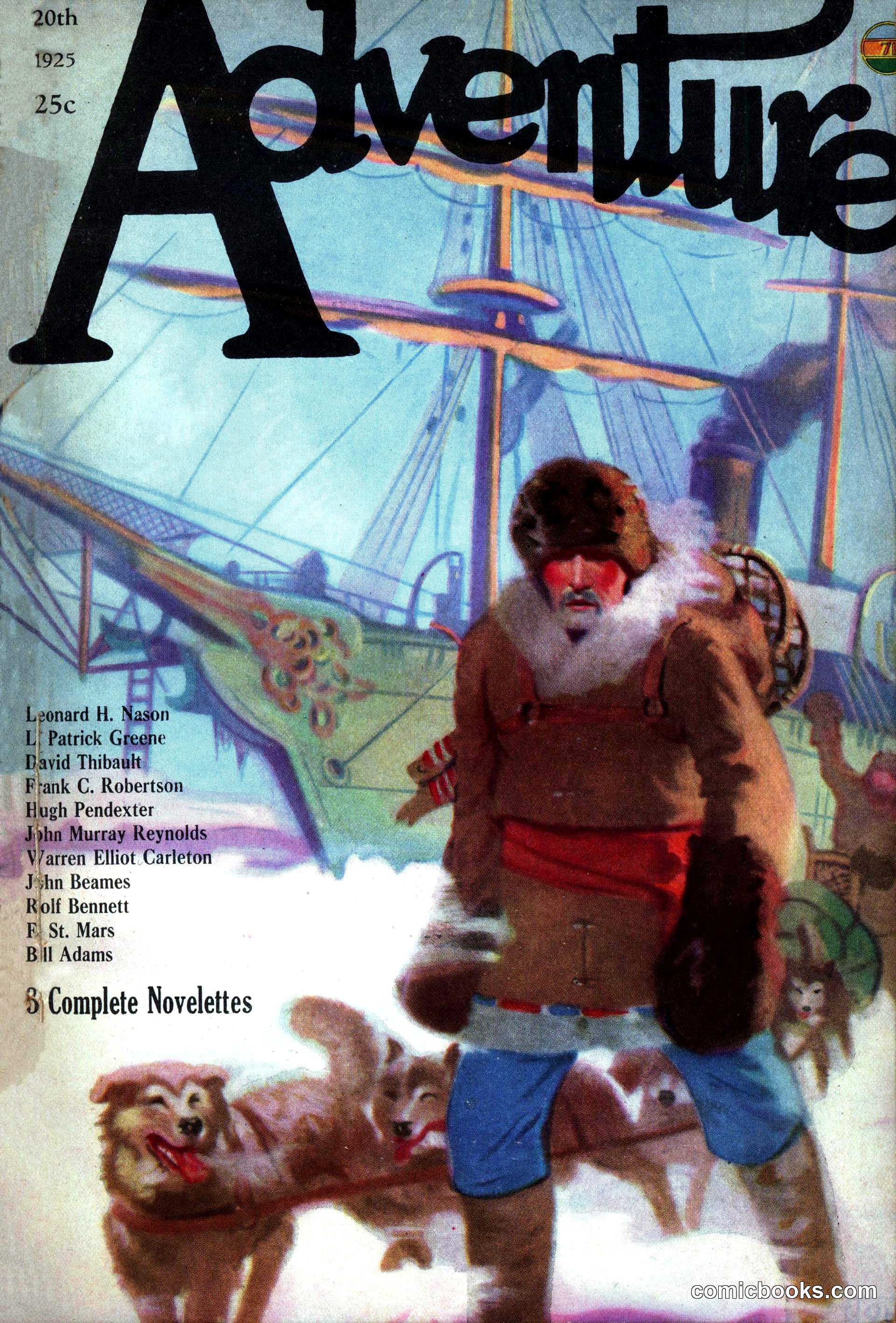 Adventure Magazine Cover, June 20, 1925