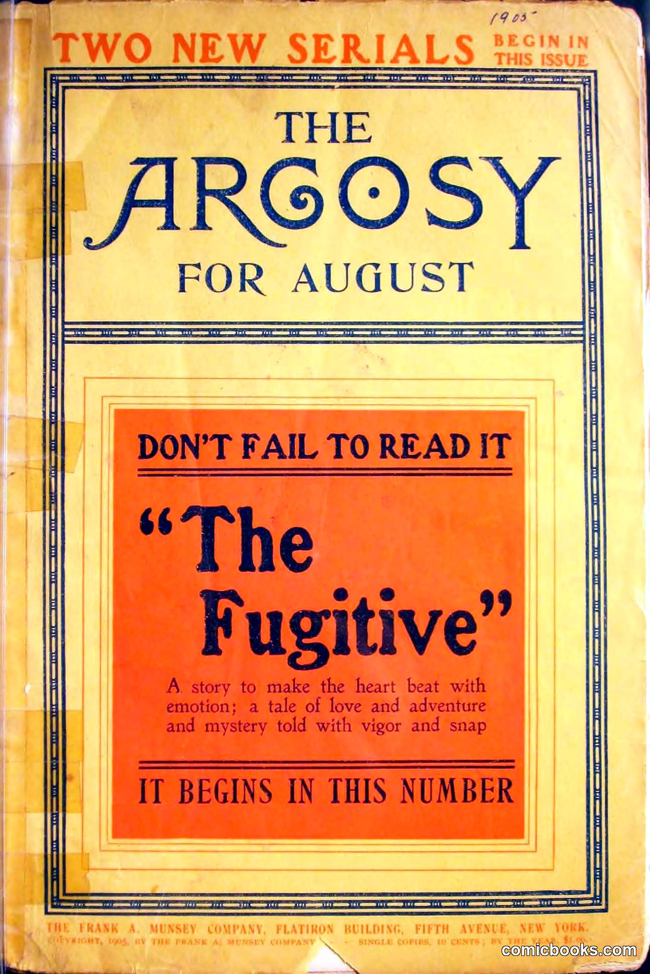 The Argosy, August 1905