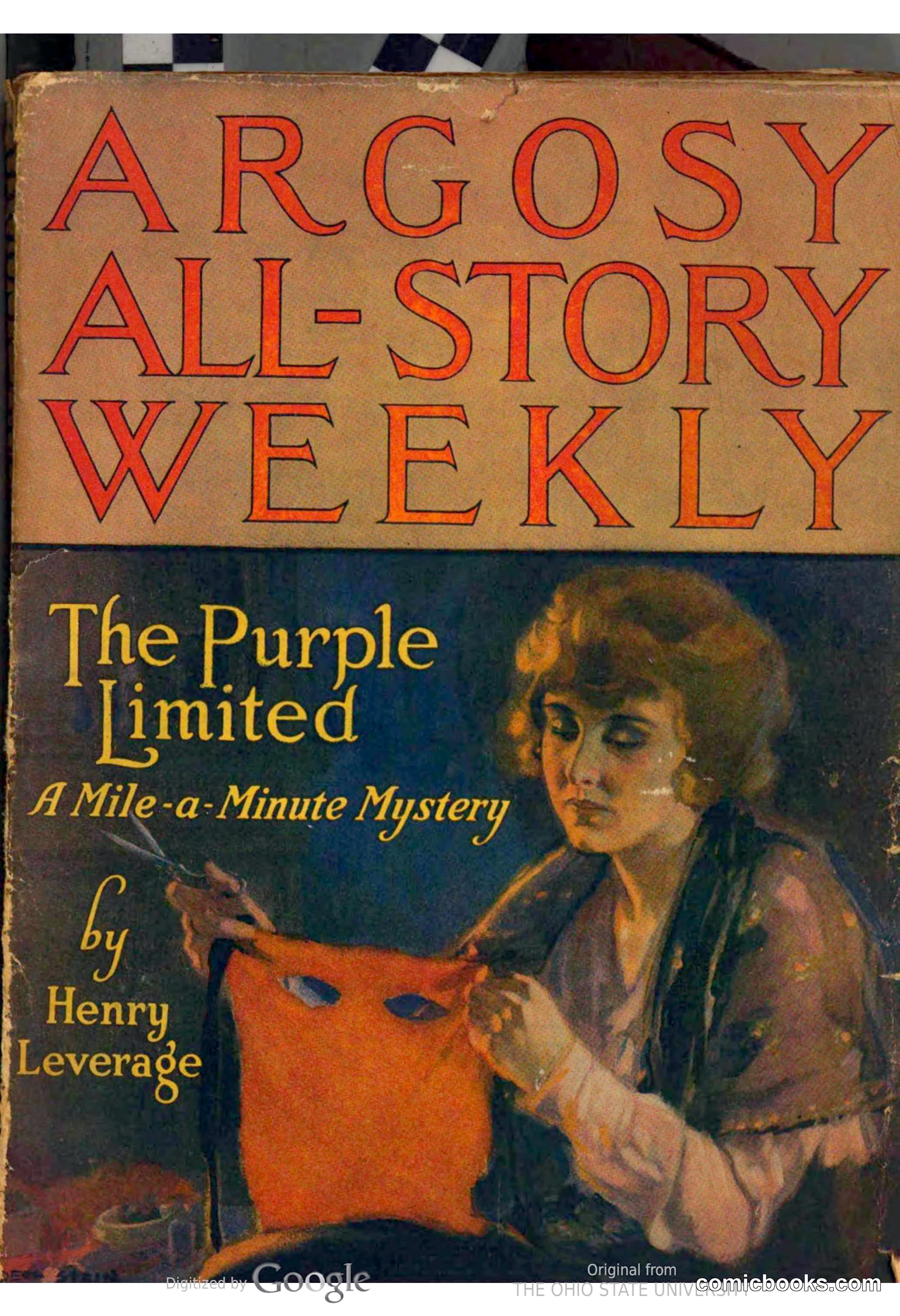 Argosy All-Story Weekly — "The Purple Limited"