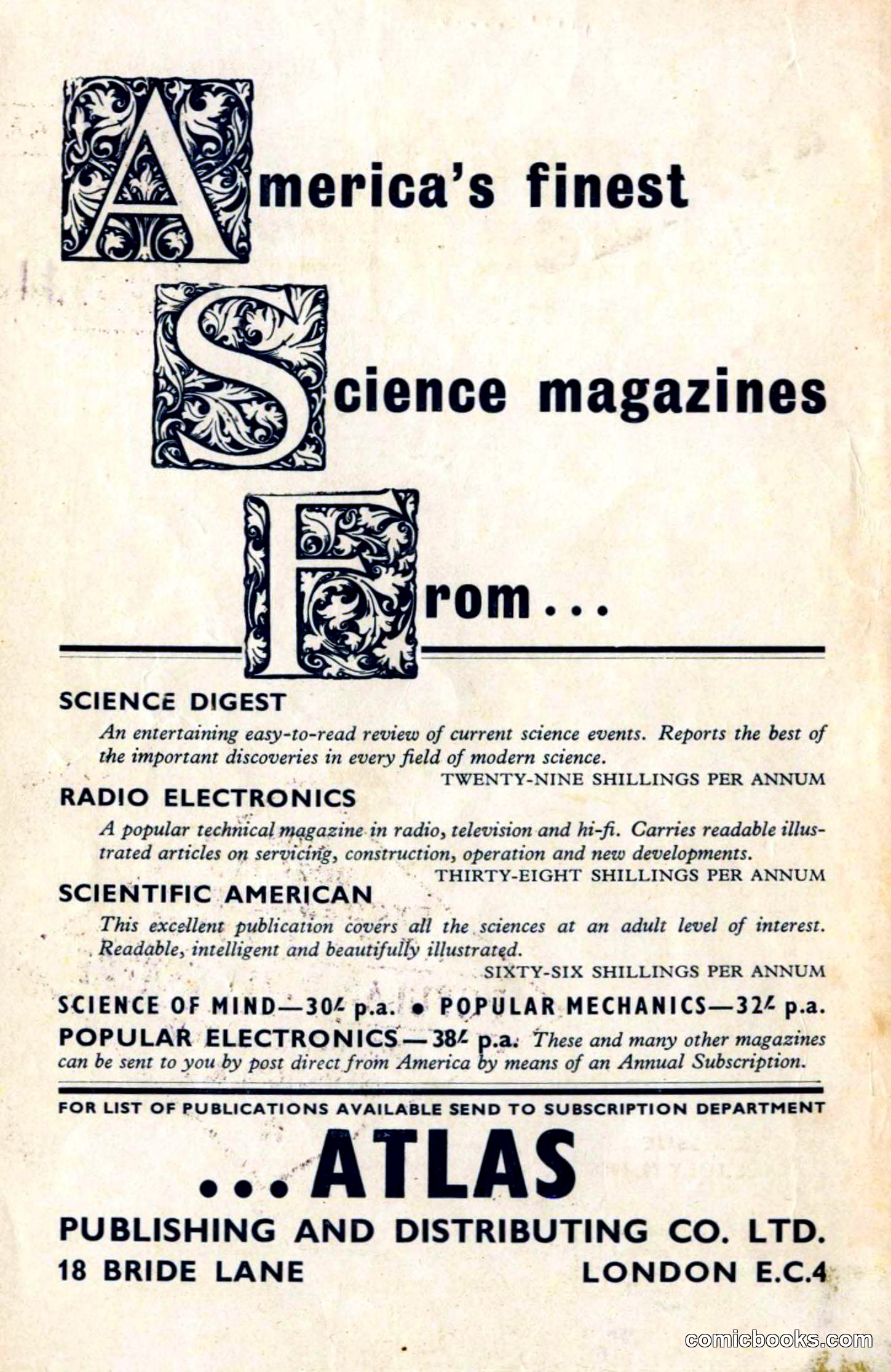 Astounding British Edition, Vol. 14, No. 7