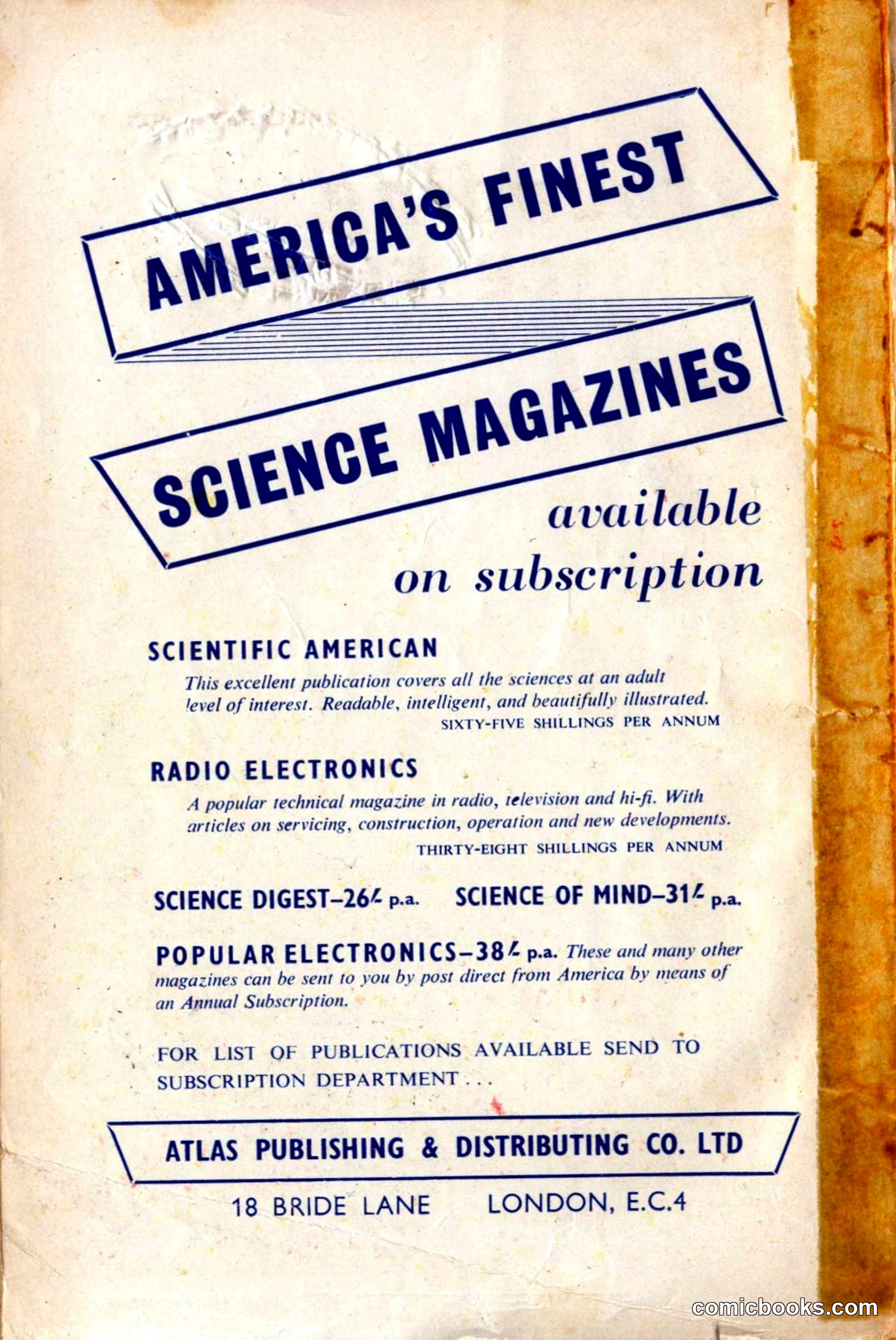 Astounding British Edition, Vol. 14, No. 9