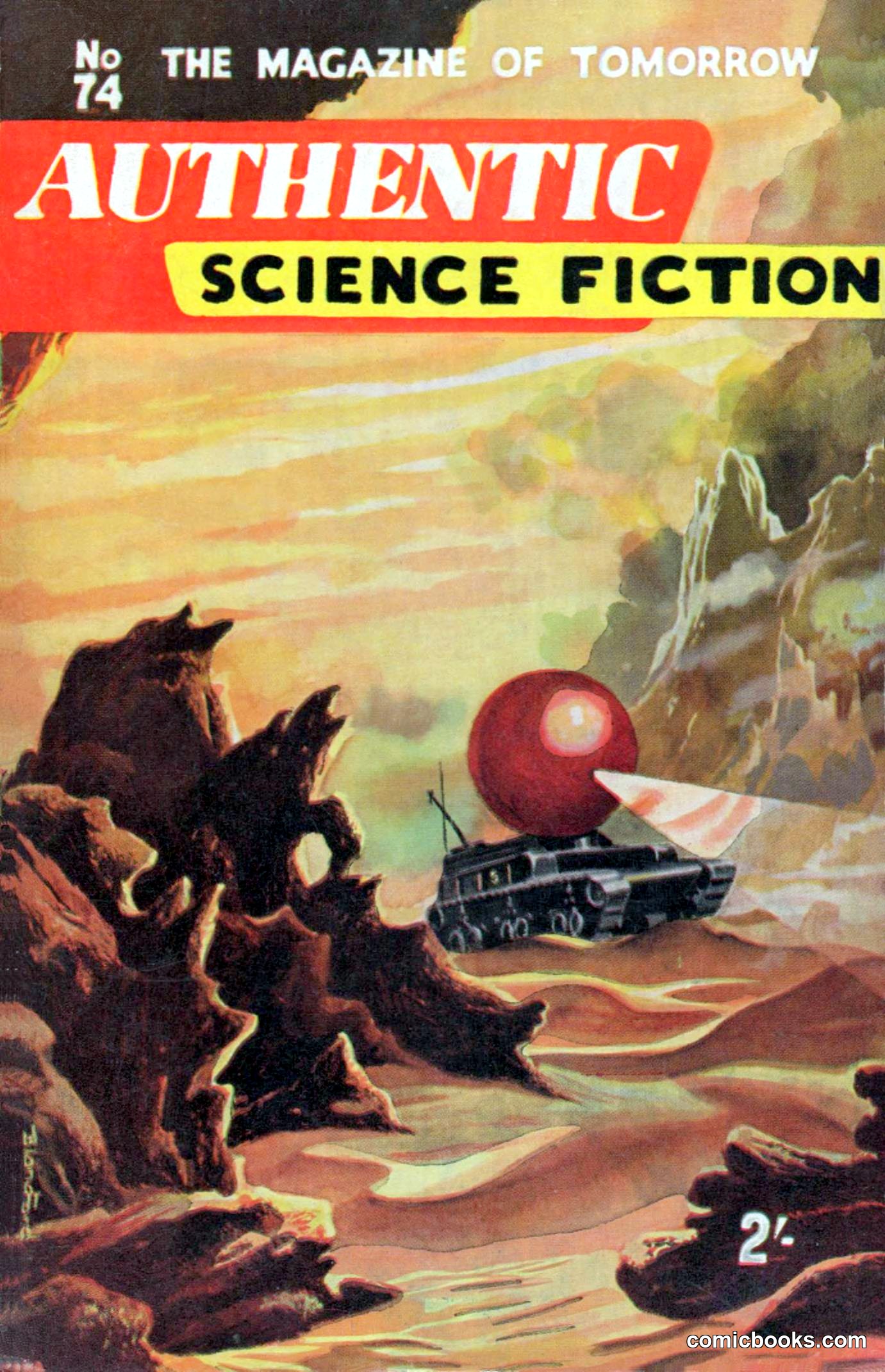 Authentic Science Fiction Monthly, No. 74