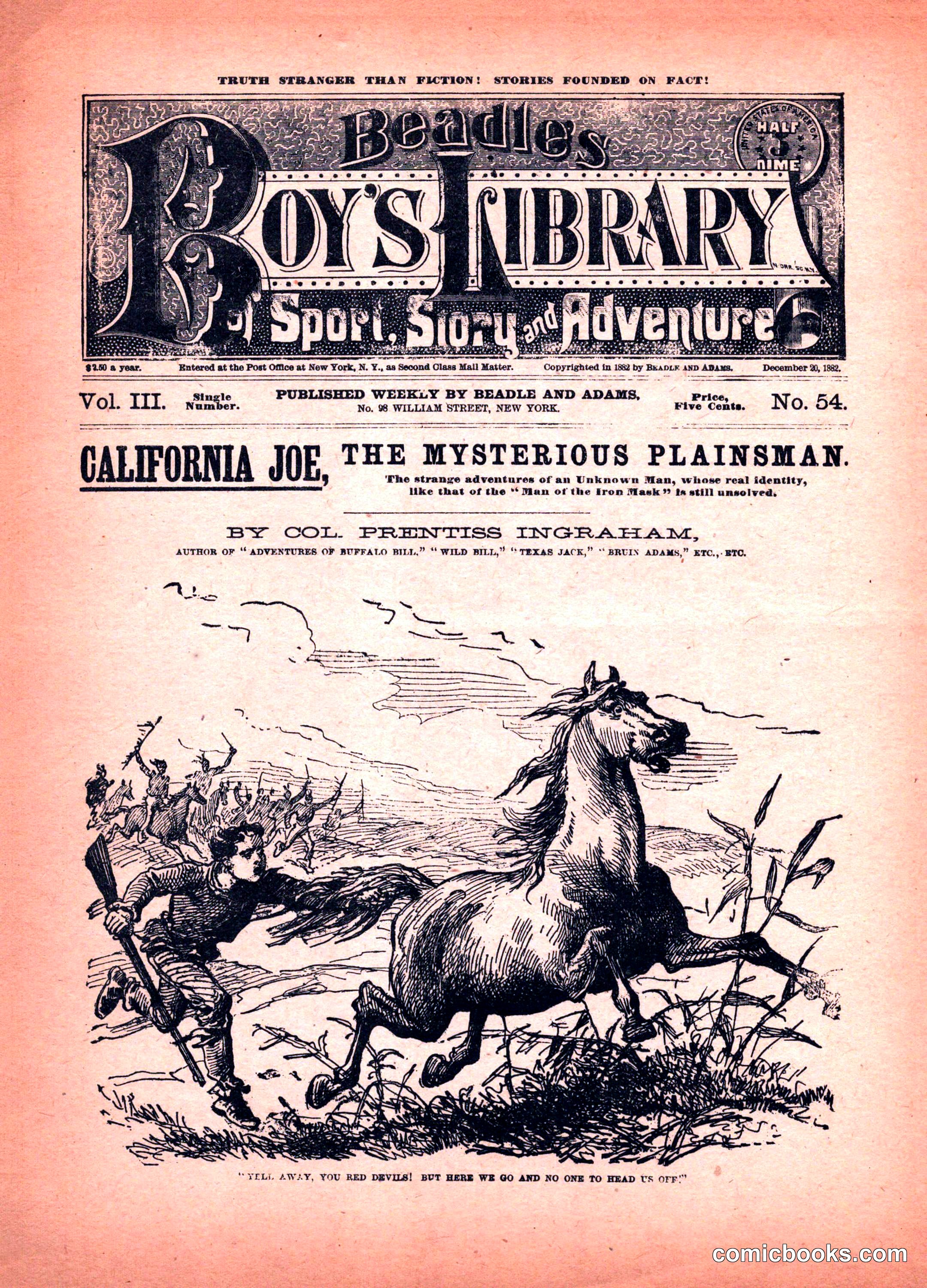 Beadle's Boys Library No. 54