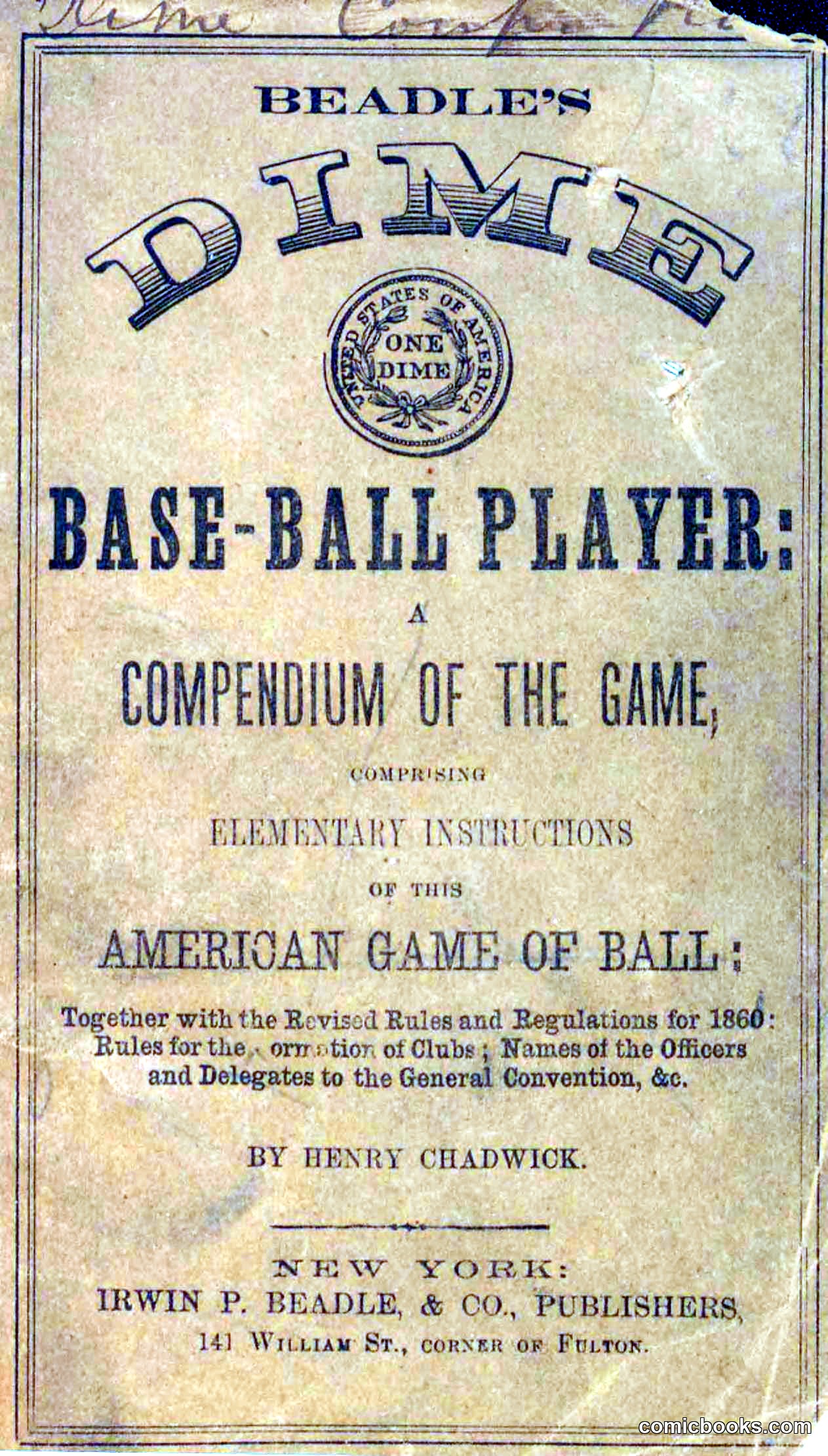 Beadle's Dime Base Ball Player