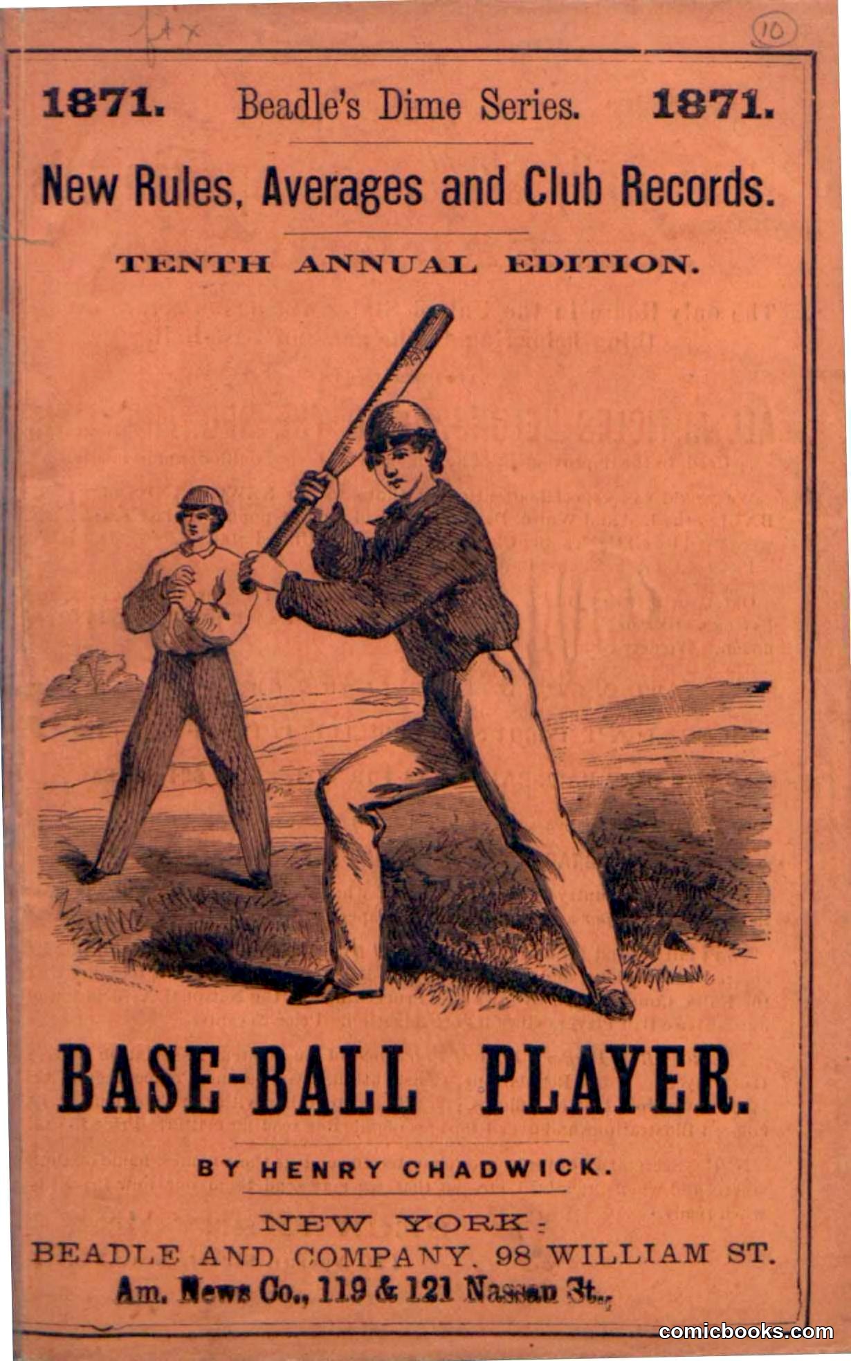 Beadle's Dime Base Ball Player, No. 10